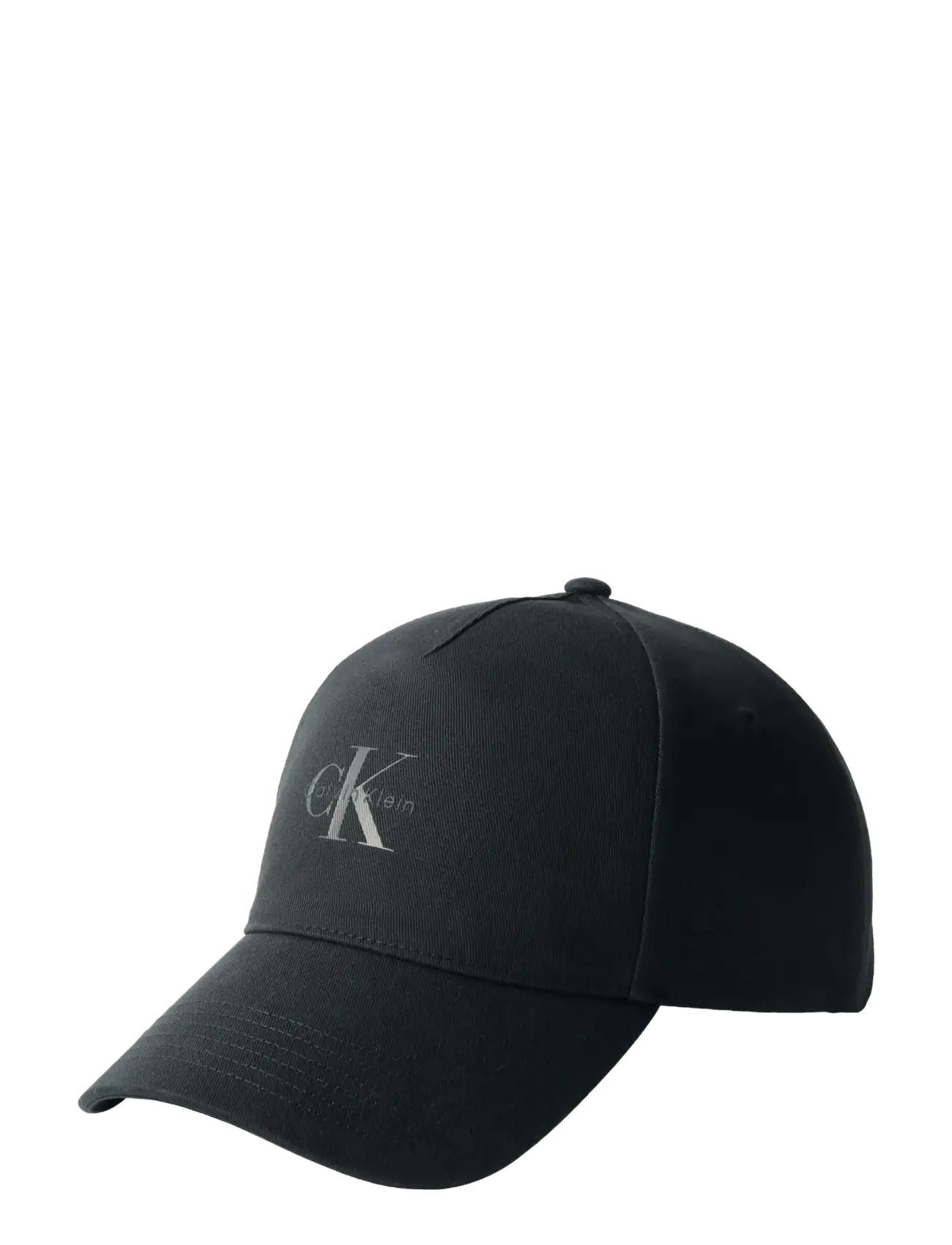 Calvin Klein MONOLOGO PRINTED BASEBALL CAP - Akcesoria - BLACK / black