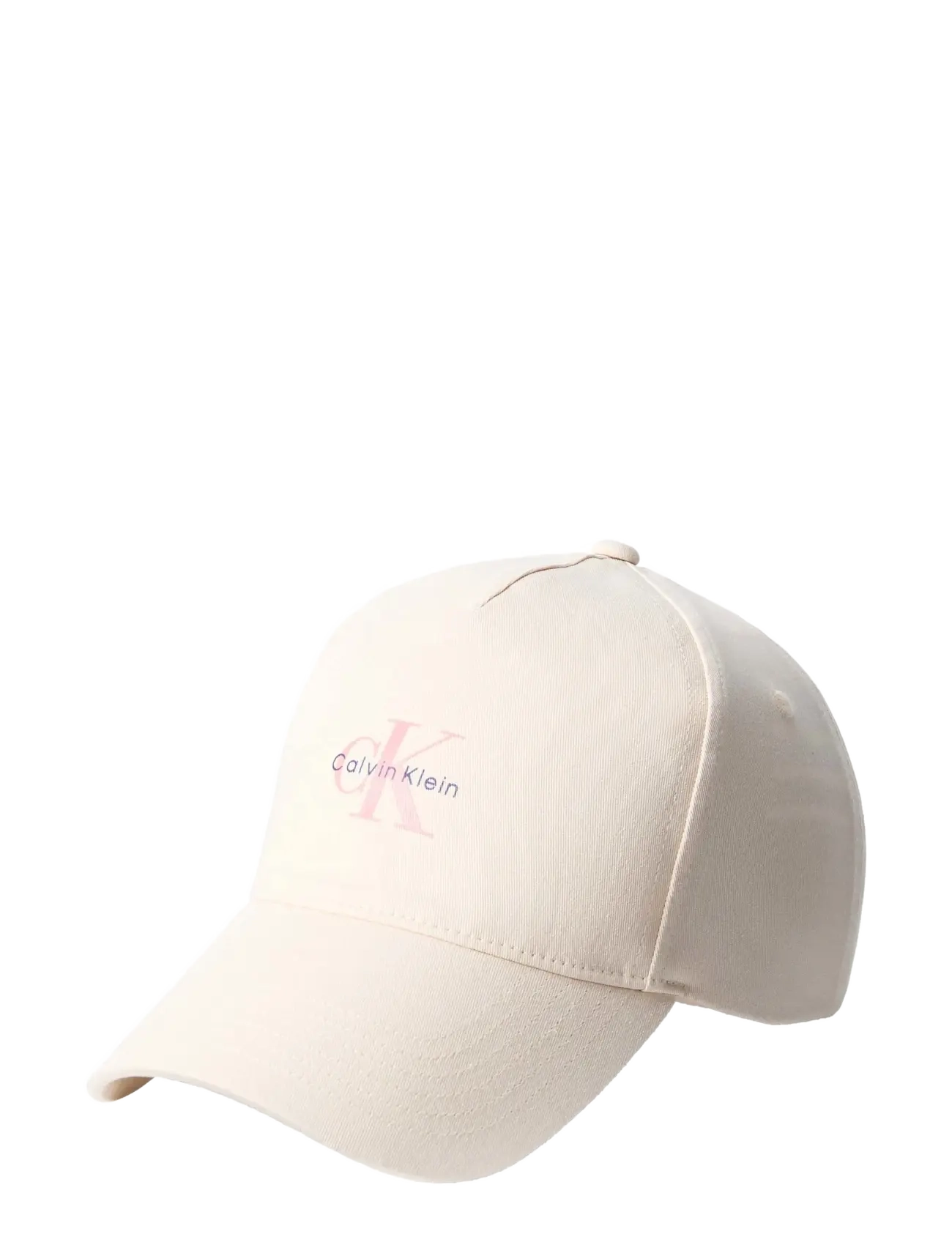 Calvin Klein MONOLOGO PRINTED BASEBALL CAP - Accessoires - CALICO / cream