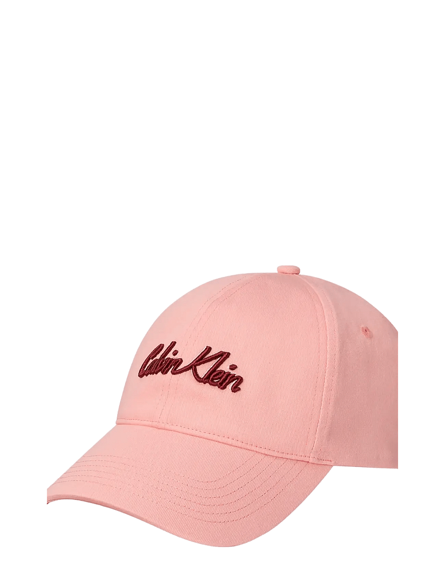 Calvin Klein - 6 PANEL SSNL GRAPHIC CAP - kasketter & caps - powder orange - 0