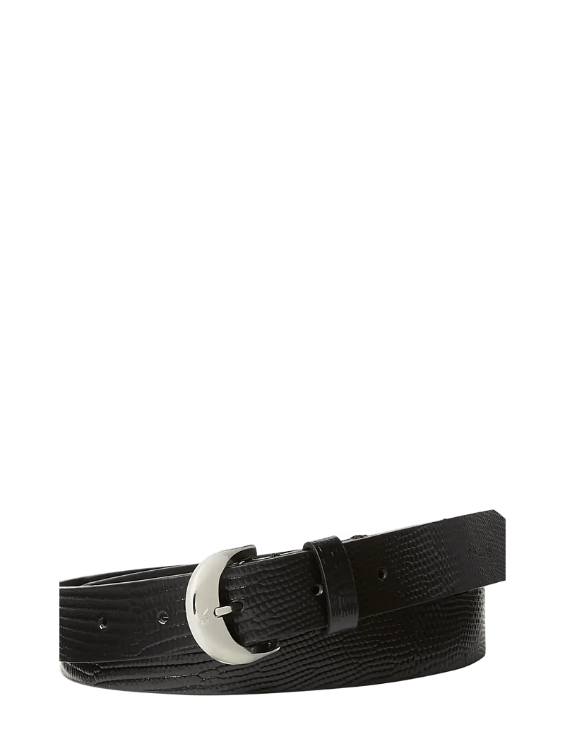 Calvin Klein - FORGED PIN BELT 25MM - casual belts - black 18k golden nf - 0