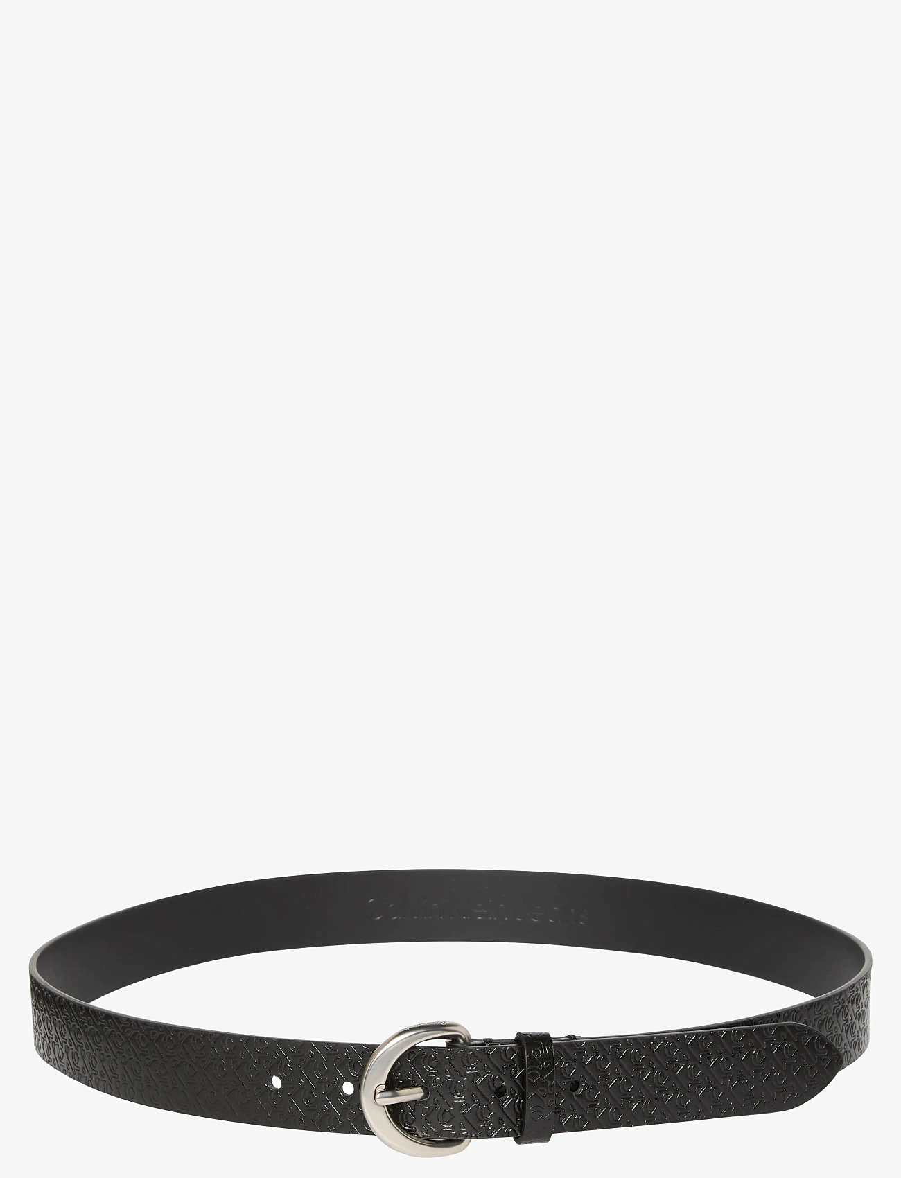 Calvin Klein - CLASSIC BUCKLE AOP 30MM - vardagsskärp - black   pewter - 0