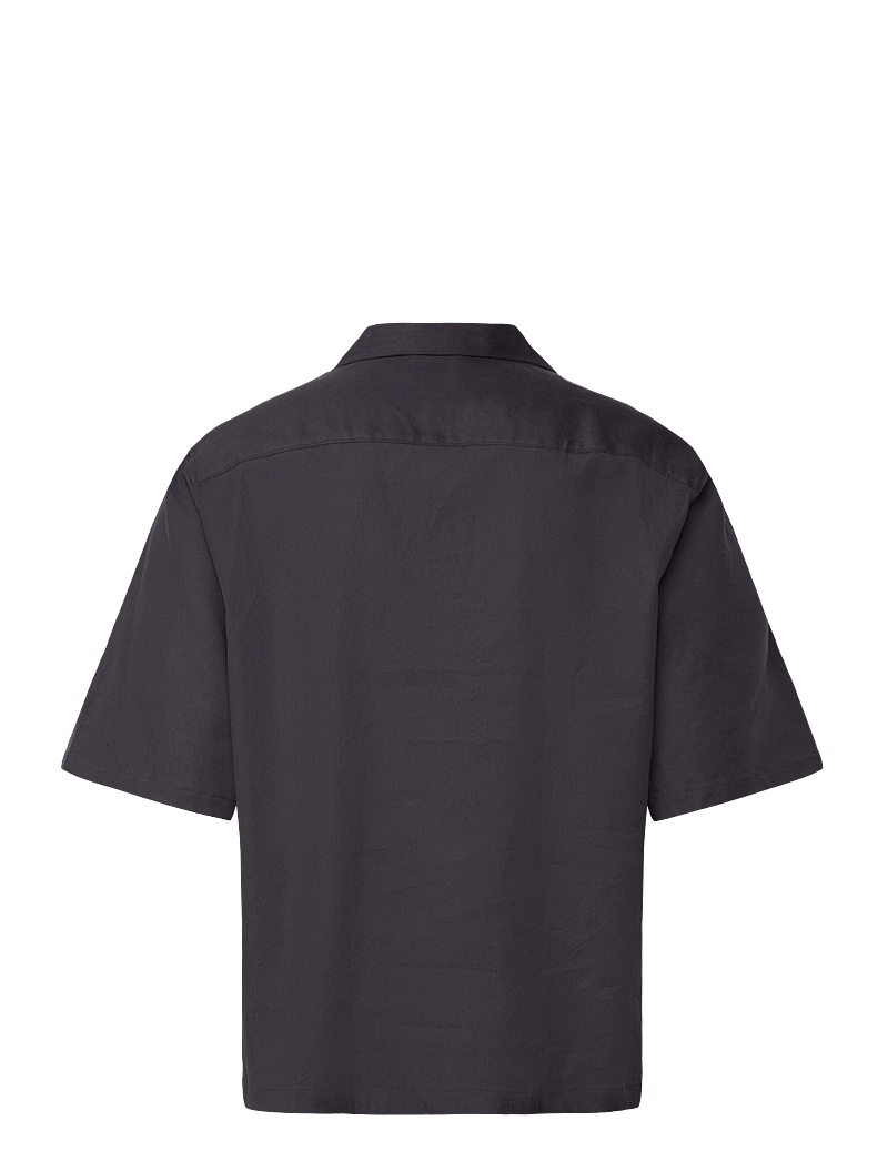 Calvin Klein - SS LINEN LYOCELL CAMP RELAXED SH - linased särgid - ebony - 1