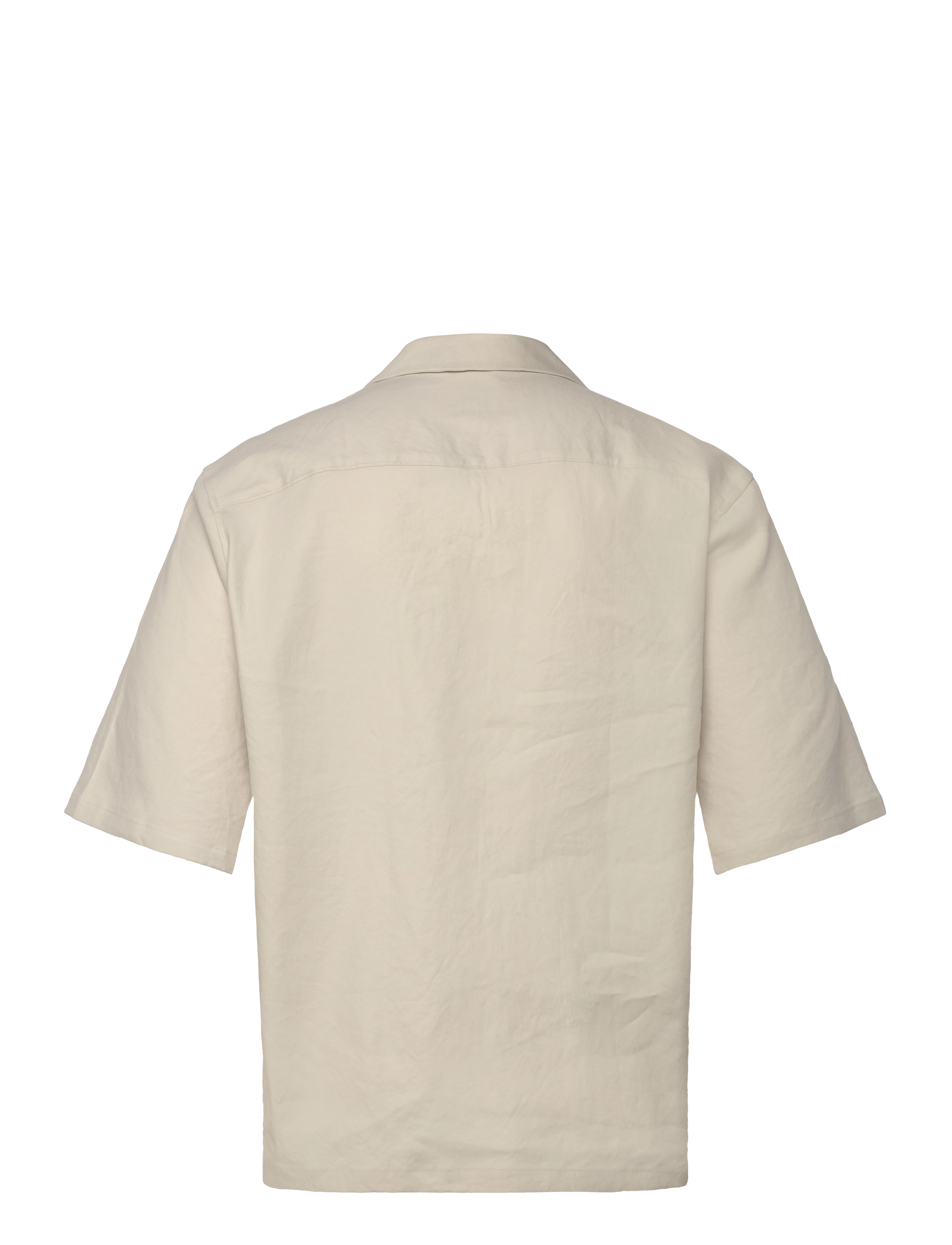 Calvin Klein - SS LINEN LYOCELL CAMP RELAXED SH - leinenhemden - silver birch - 1