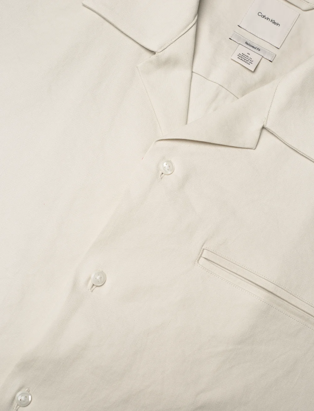 Calvin Klein - SS LINEN LYOCELL CAMP RELAXED SH - koszule lniane - silver birch - 3