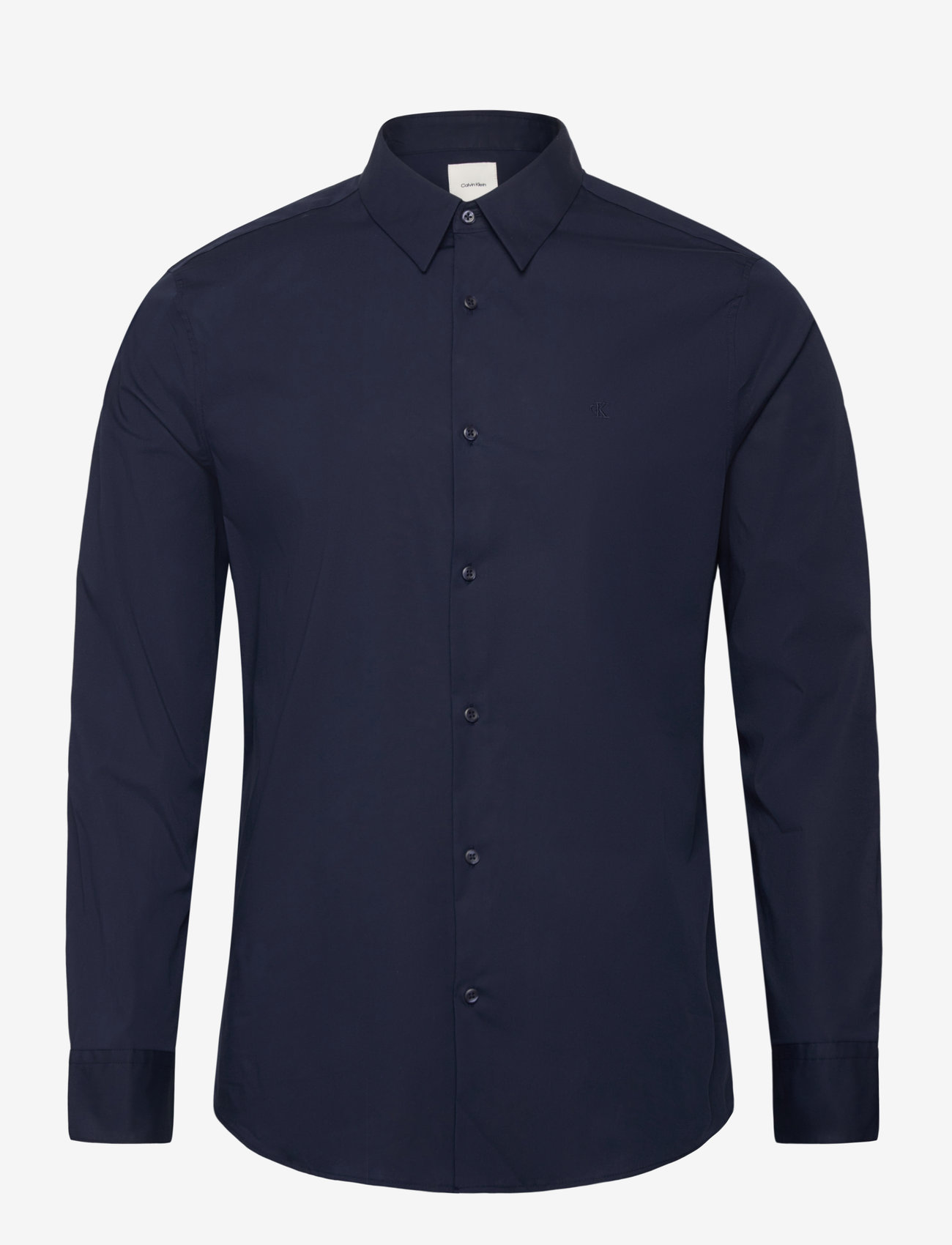 Calvin Klein - LS SOLID STRETCH SLIM SHIRT - formelle skjorter - dark sapphire - 1