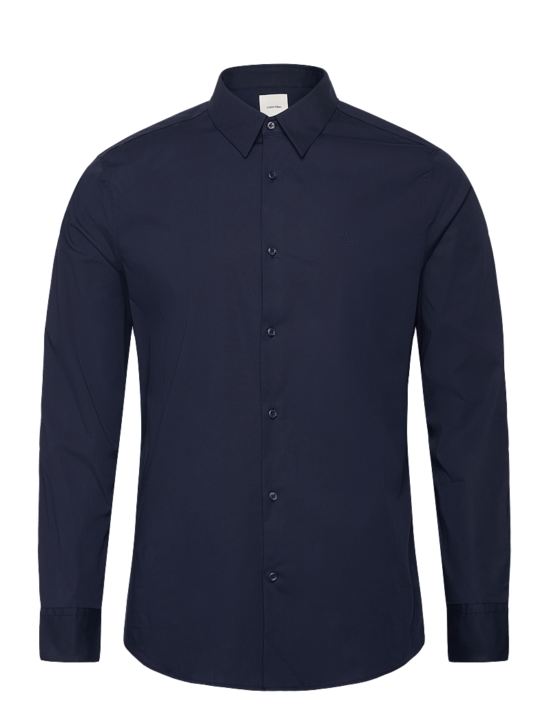 Calvin Klein - LS SOLID STRETCH SLIM SHIRT - formelle skjorter - dark sapphire - 1