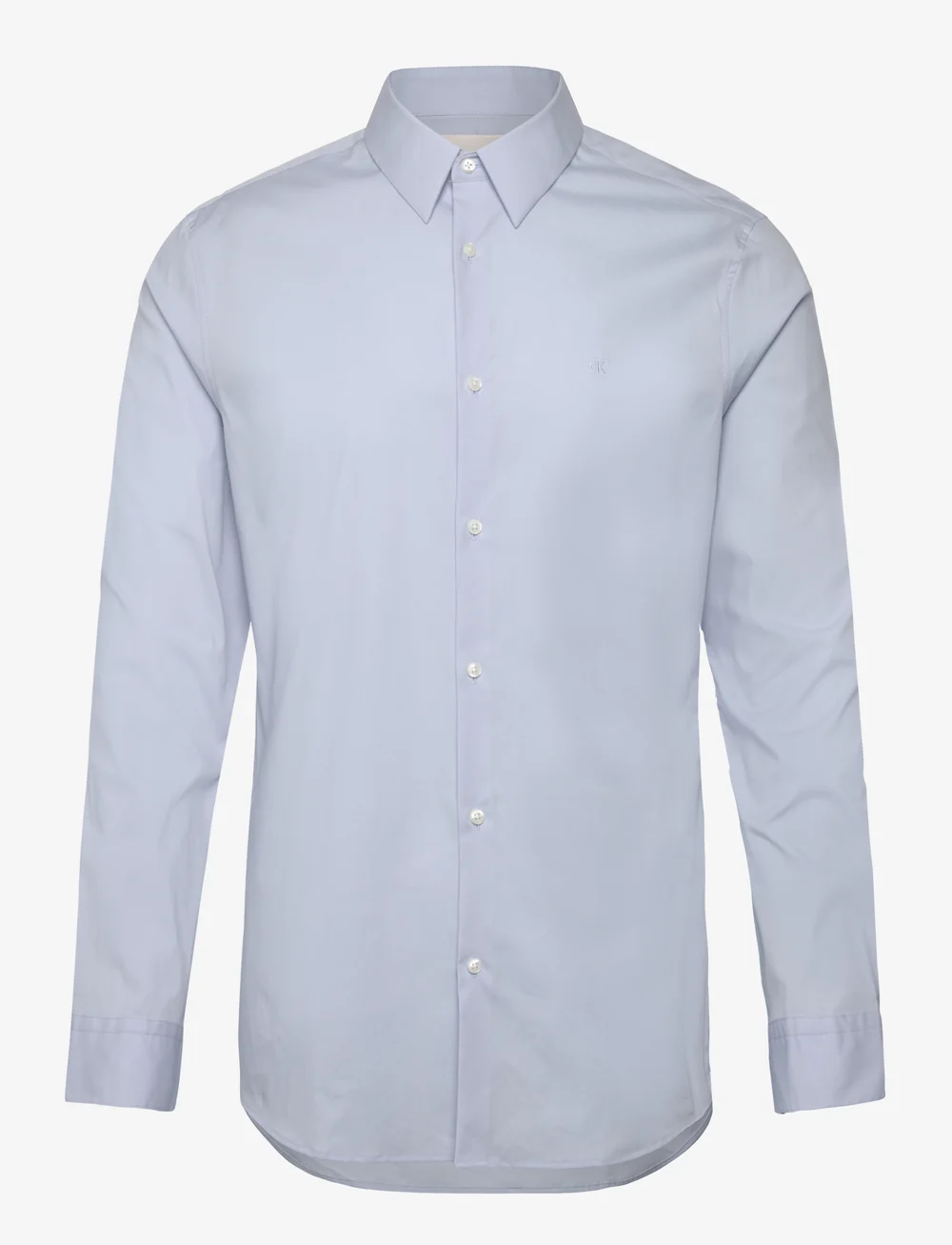 Calvin Klein - LS SOLID STRETCH SLIM SHIRT - formelle hemden - niagara mist - 1