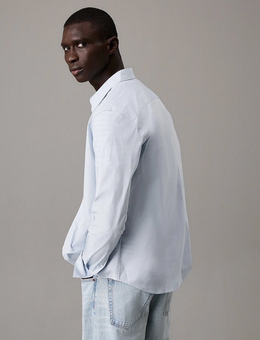 Calvin Klein - LS SOLID STRETCH SLIM SHIRT - niagara mist - 3