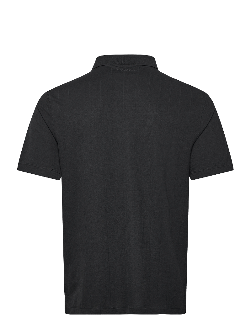 Calvin Klein - SS STRIPE STRECH JACQUARD POLO - kortærmede poloer - black - 2