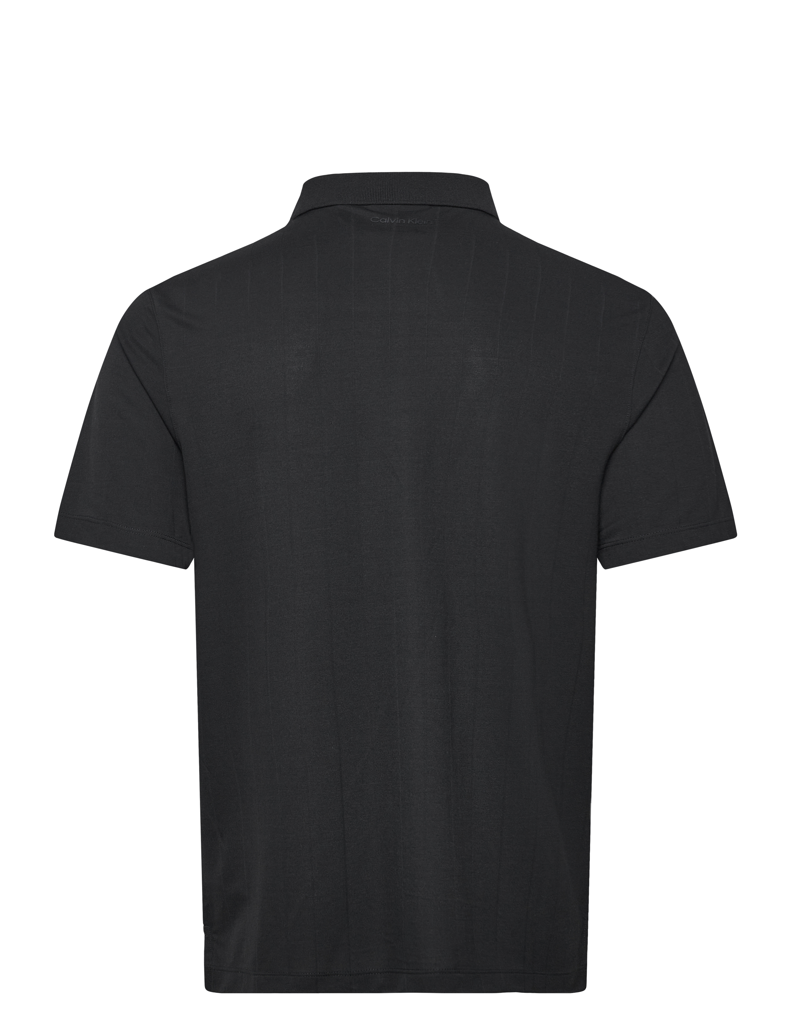 Calvin Klein - SS STRIPE STRECH JACQUARD POLO - stutterma pólóbolir - black - 2
