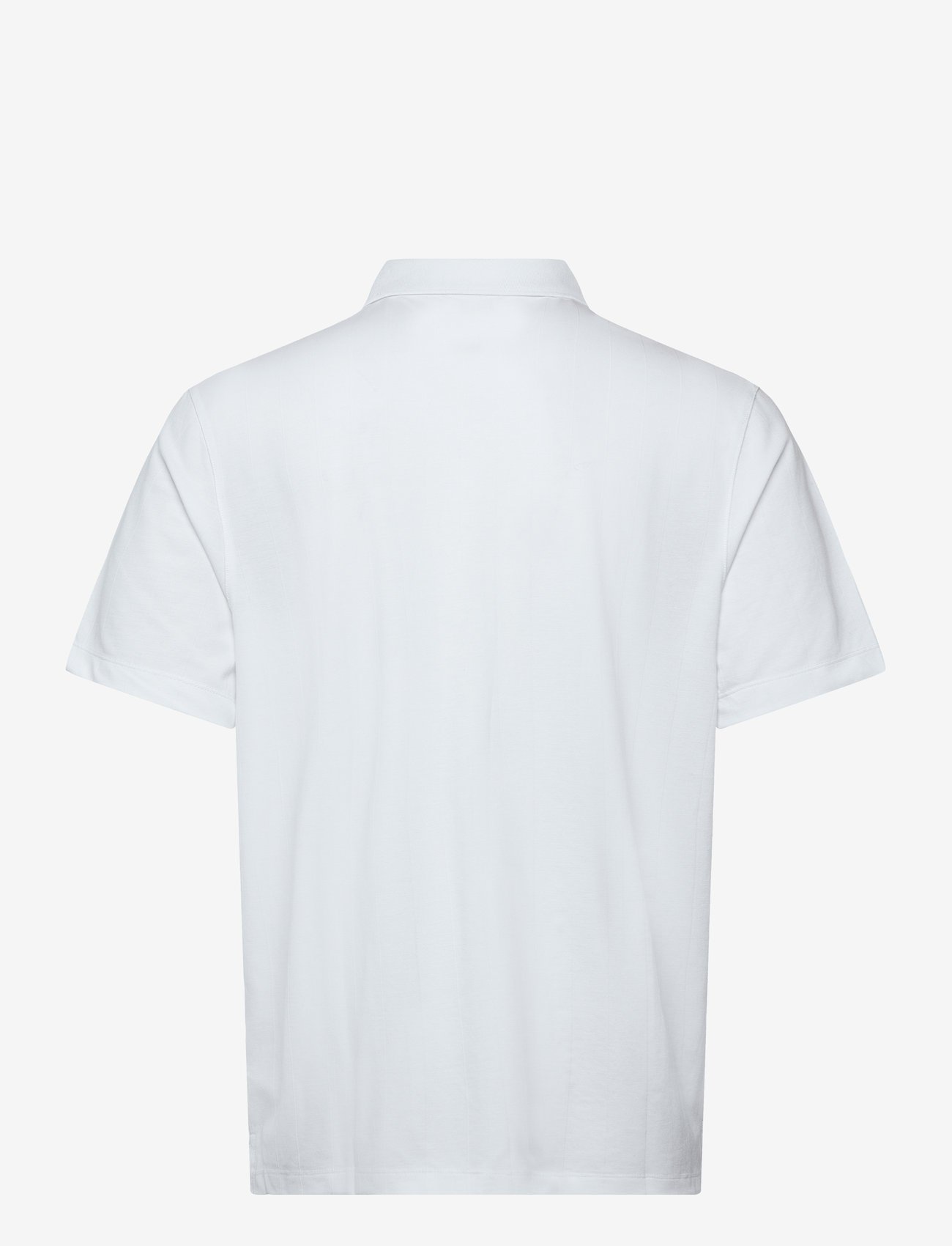 Calvin Klein - SS STRIPE STRECH JACQUARD POLO - kortärmade pikéer - bright white - 2