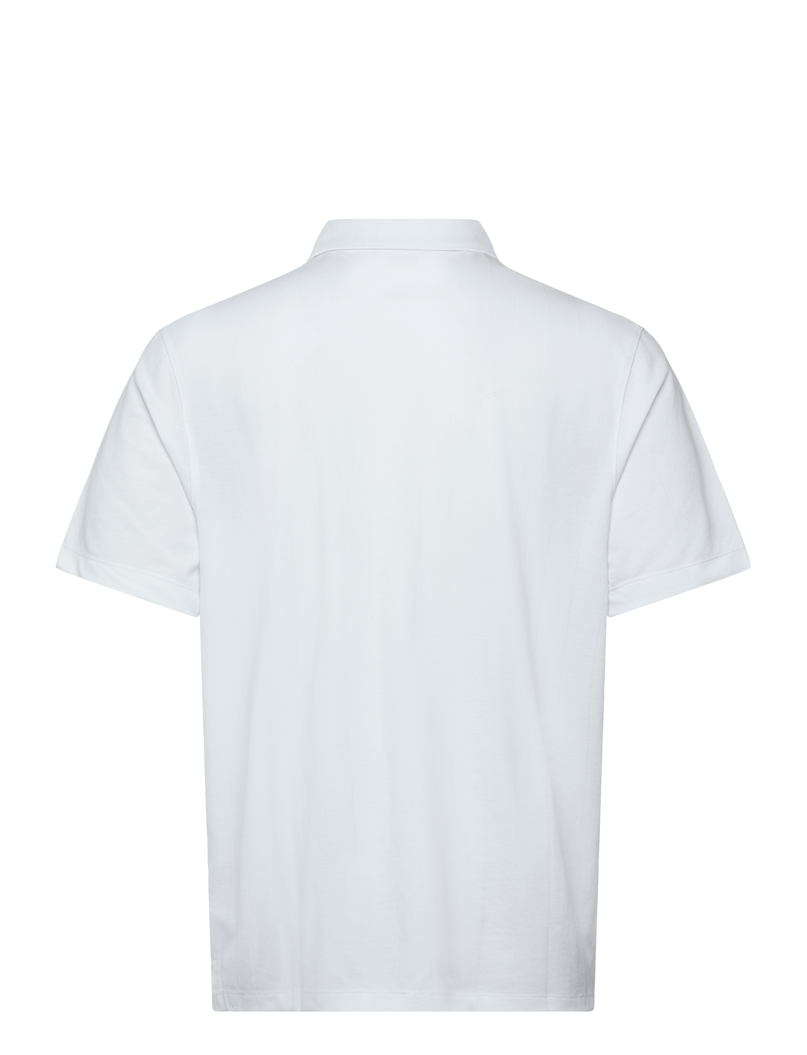 Calvin Klein - SS STRIPE STRECH JACQUARD POLO - kortärmade pikéer - bright white - 2