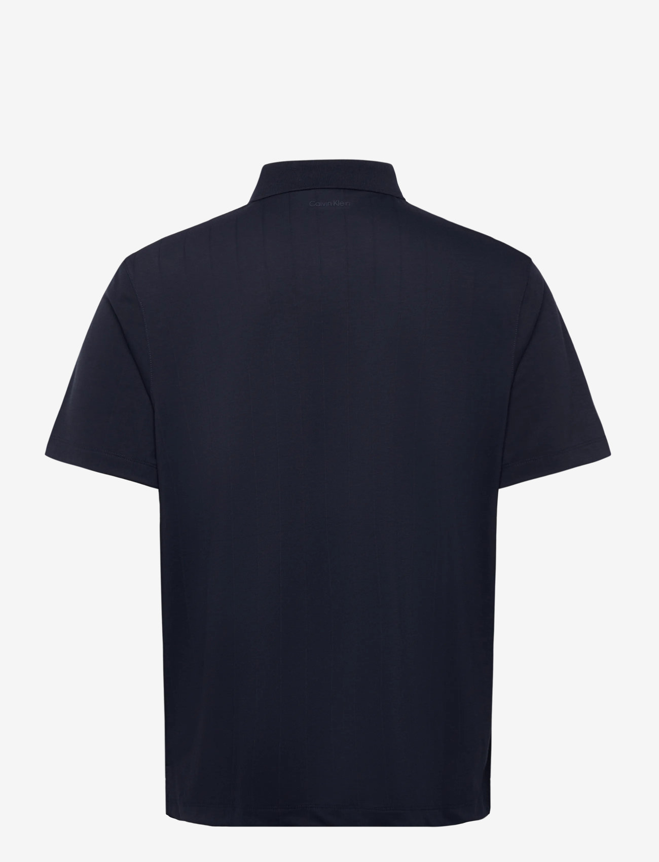 Calvin Klein - SS STRIPE STRECH JACQUARD POLO - kortærmede poloer - dark sapphire - 2