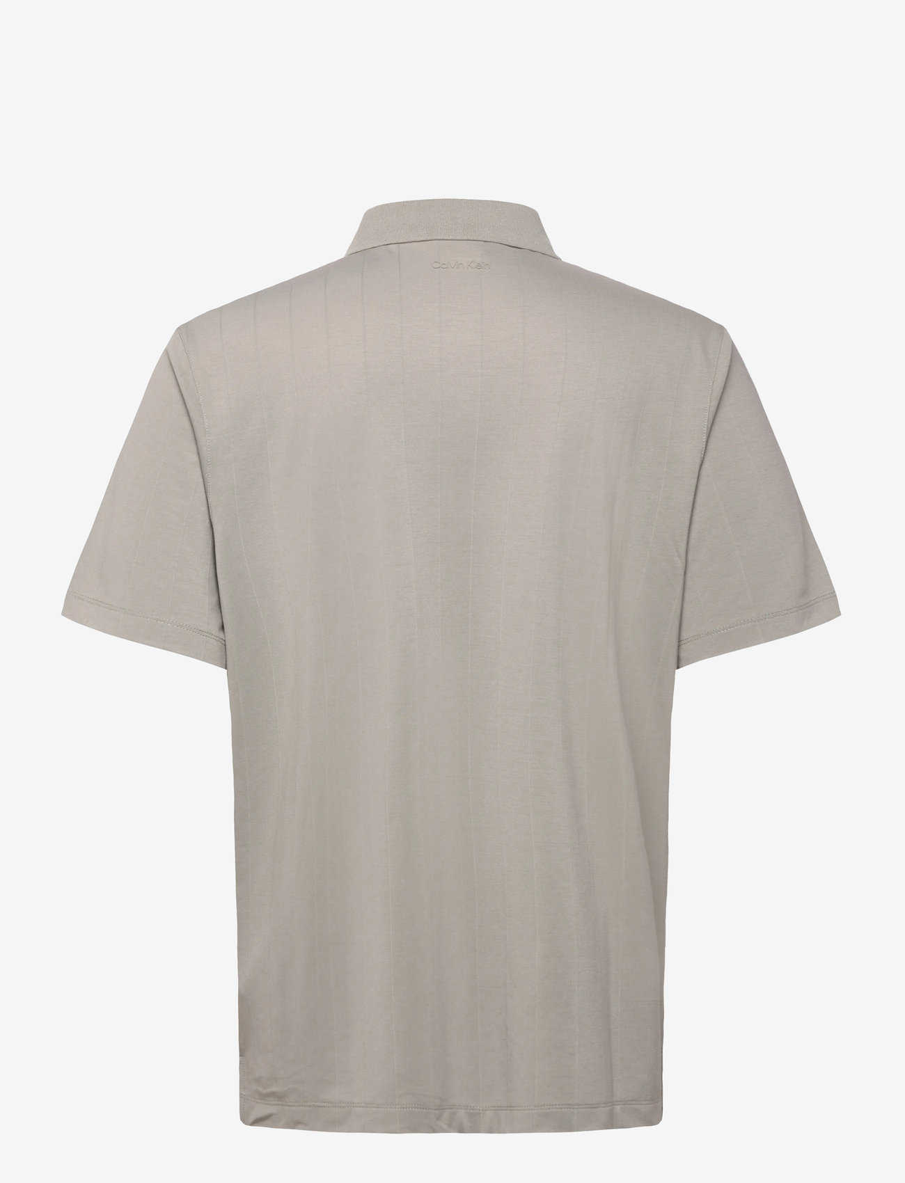 Calvin Klein - SS STRIPE STRECH JACQUARD POLO - kurzärmelig - mourning dove - 2