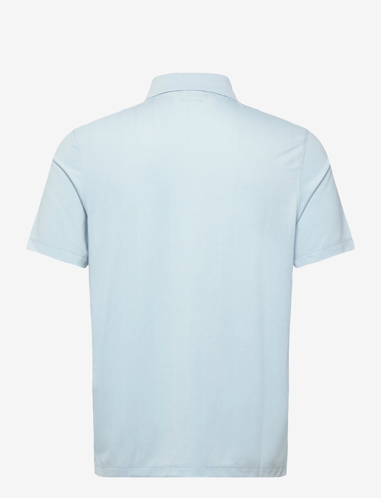Calvin Klein - SS STRIPE STRECH JACQUARD POLO - kortærmede poloer - winter sky - 2
