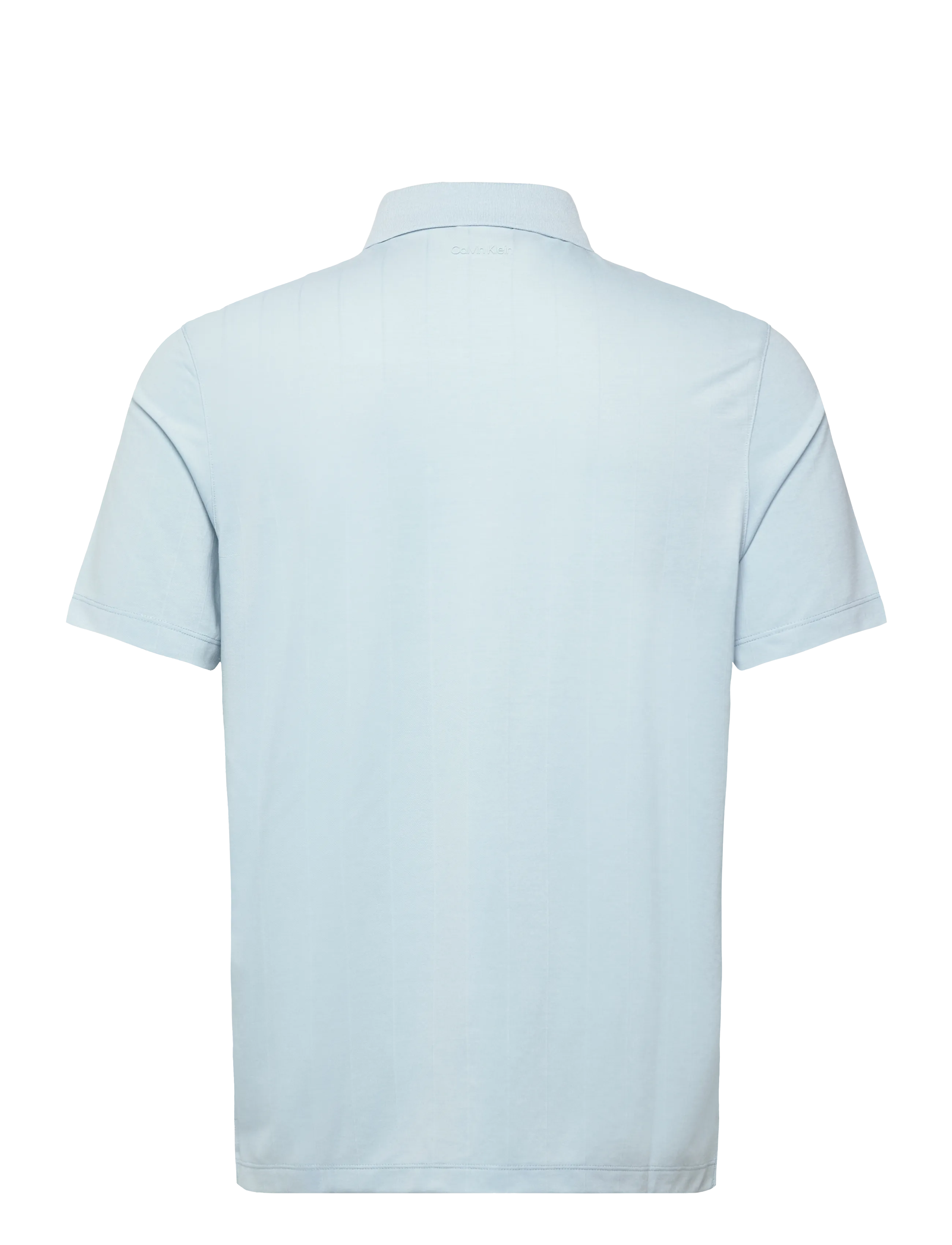 Calvin Klein - SS STRIPE STRECH JACQUARD POLO - short-sleeved polos - winter sky - 2