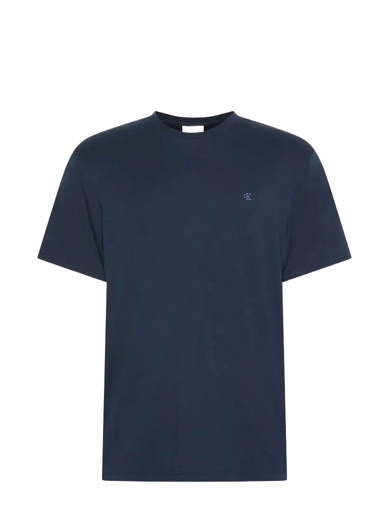 Calvin Klein SS SUPIMA CHEST EMB CREWNECK TEE - T-särgid - DARK SAPPHIRE / navy
