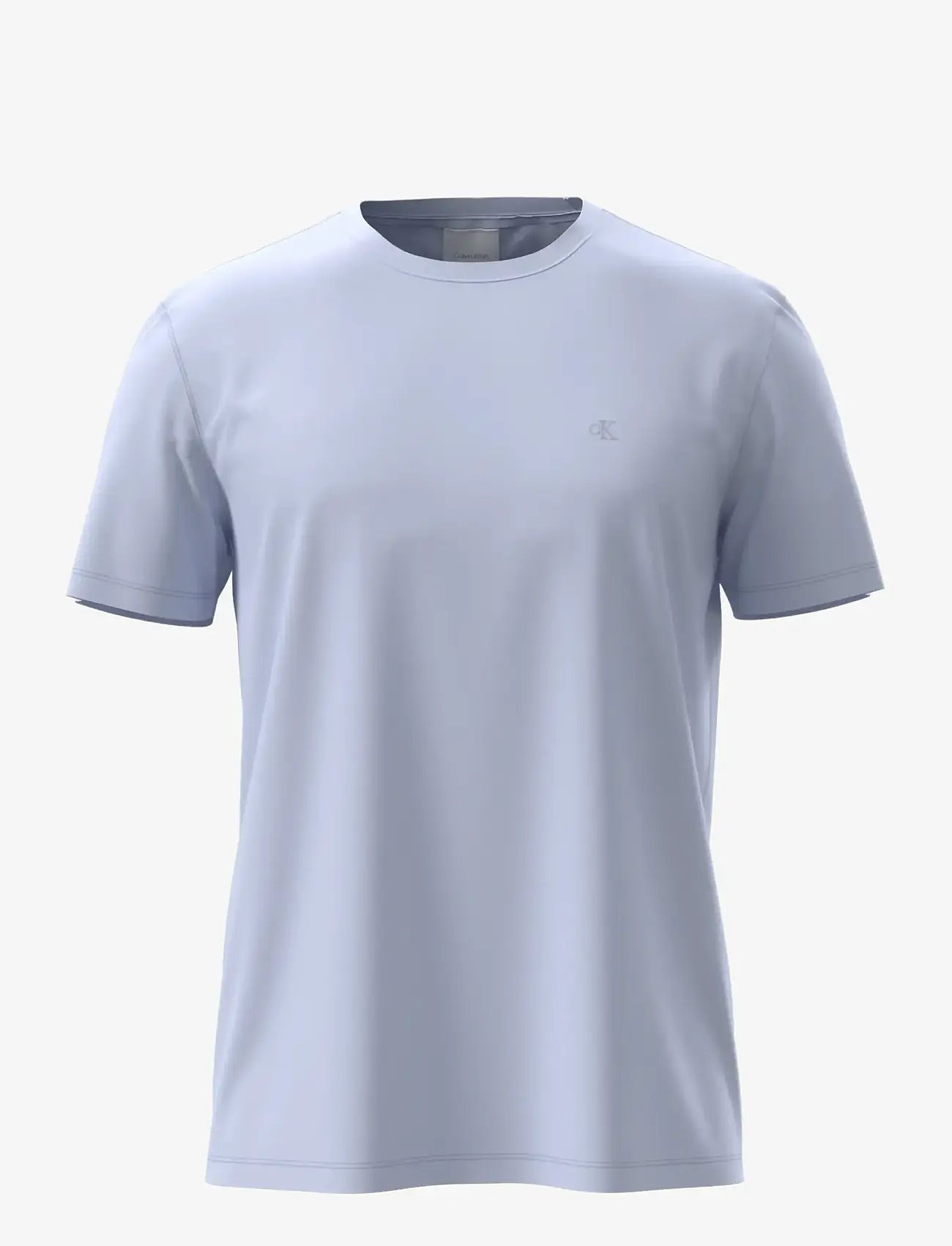Calvin Klein - SS SUPIMA CHEST EMB CREWNECK TEE - kortærmede t-shirts - heavenly iris - 1