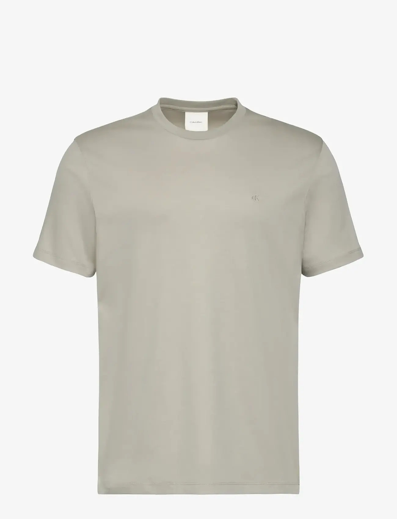 Calvin Klein - SS SUPIMA CHEST EMB CREWNECK TEE - kortærmede t-shirts - moonstruck - 1