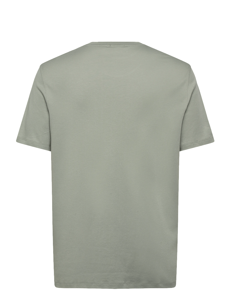 Calvin Klein - SS SUPIMA CHEST EMB CREWNECK TEE - kurzärmelige t-shirts - shadow - 2