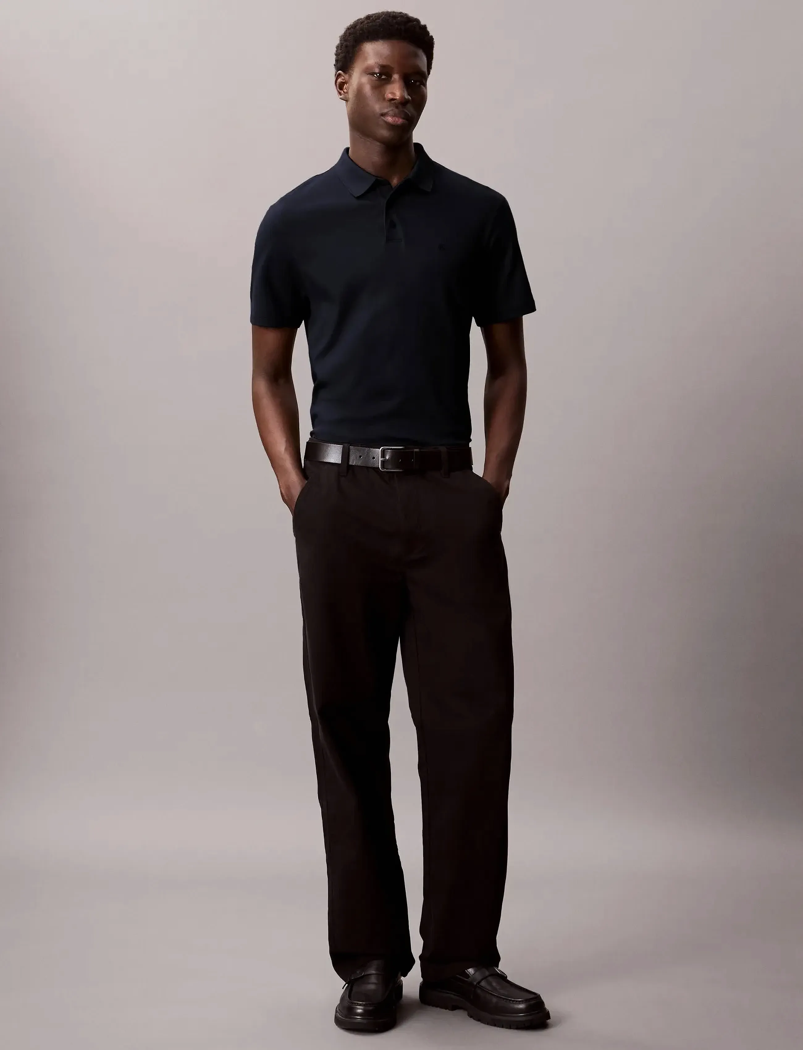 Ss Supima Chest Emb Polo 2