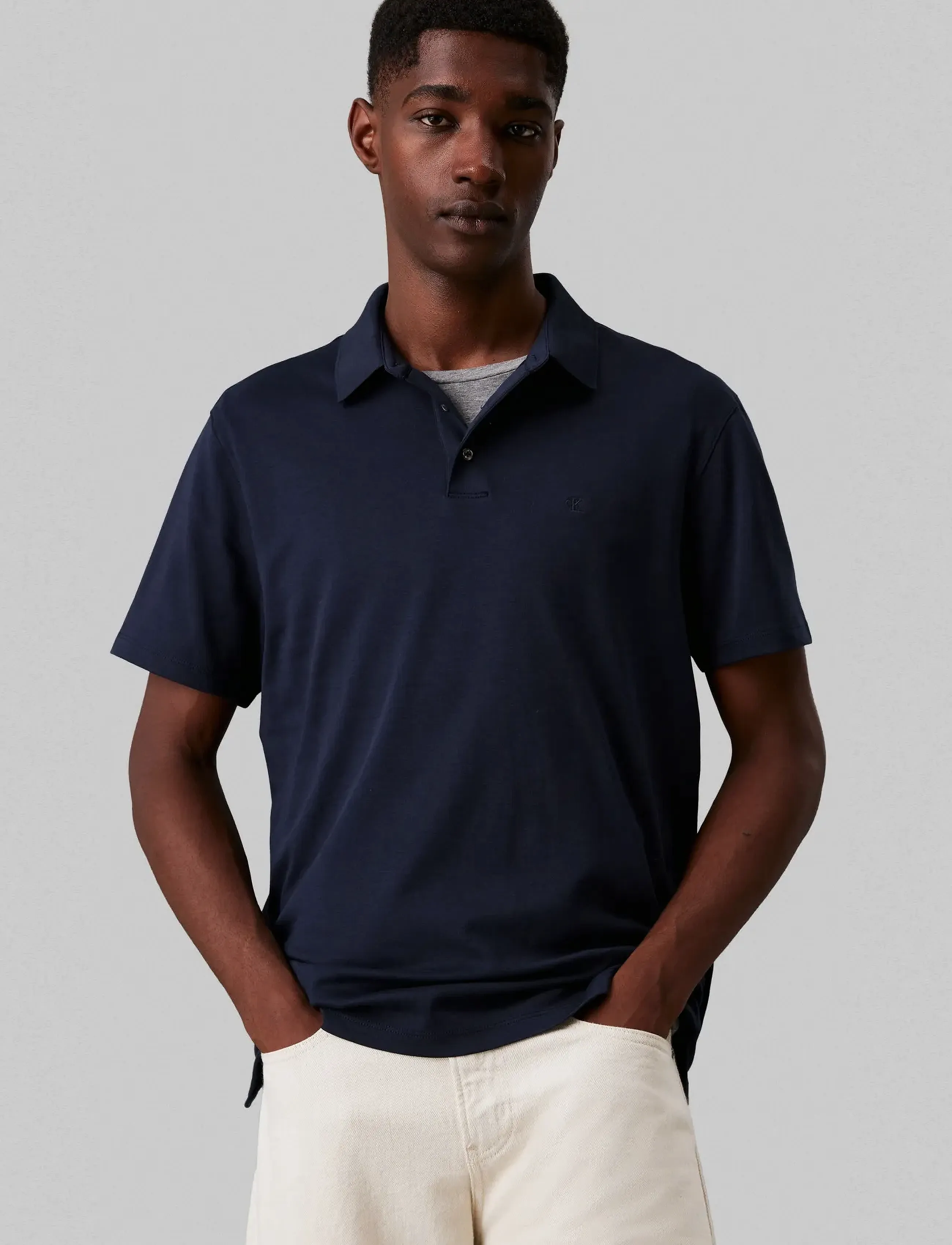 Ss Supima Chest Emb Polo 3