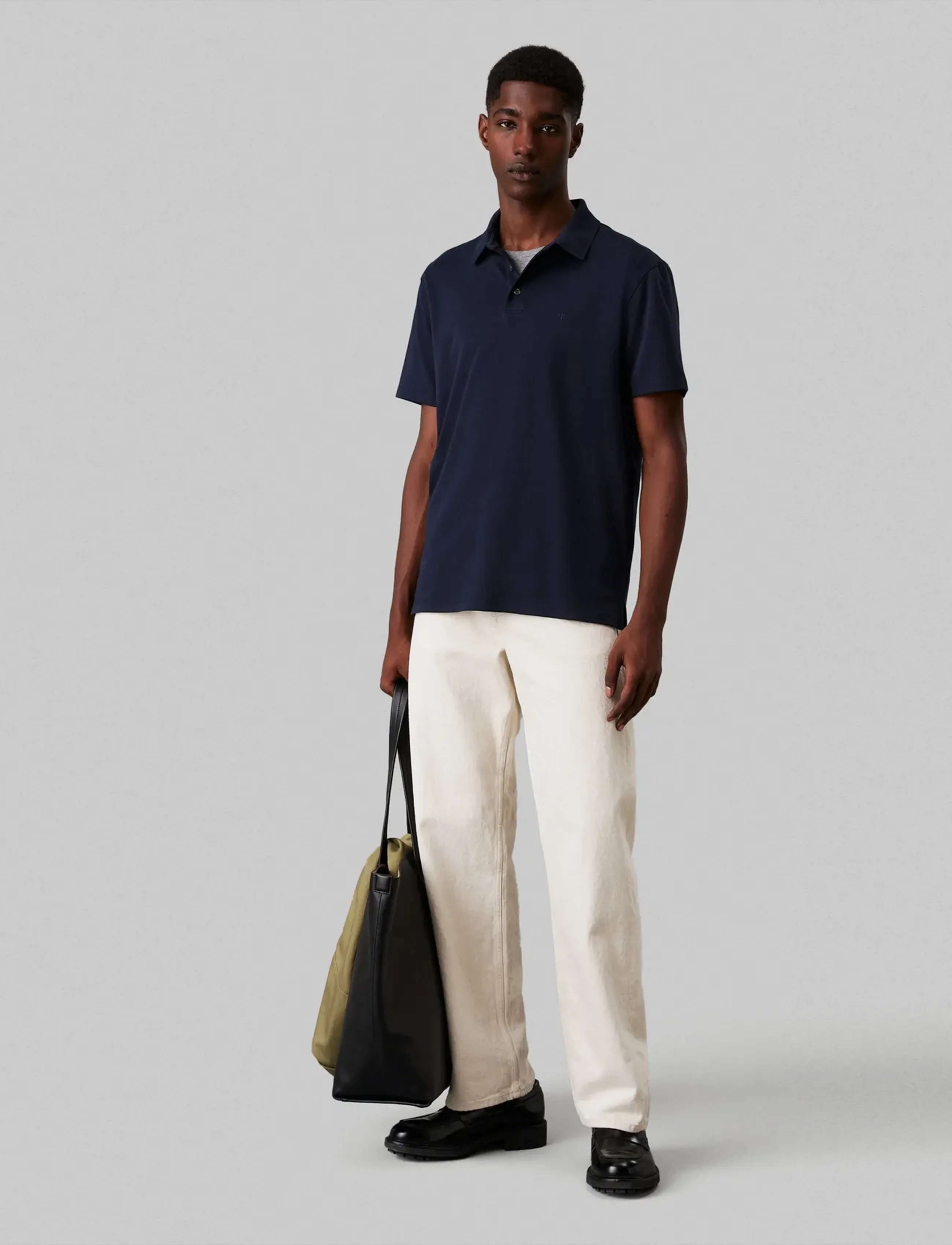 Ss Supima Chest Emb Polo 5