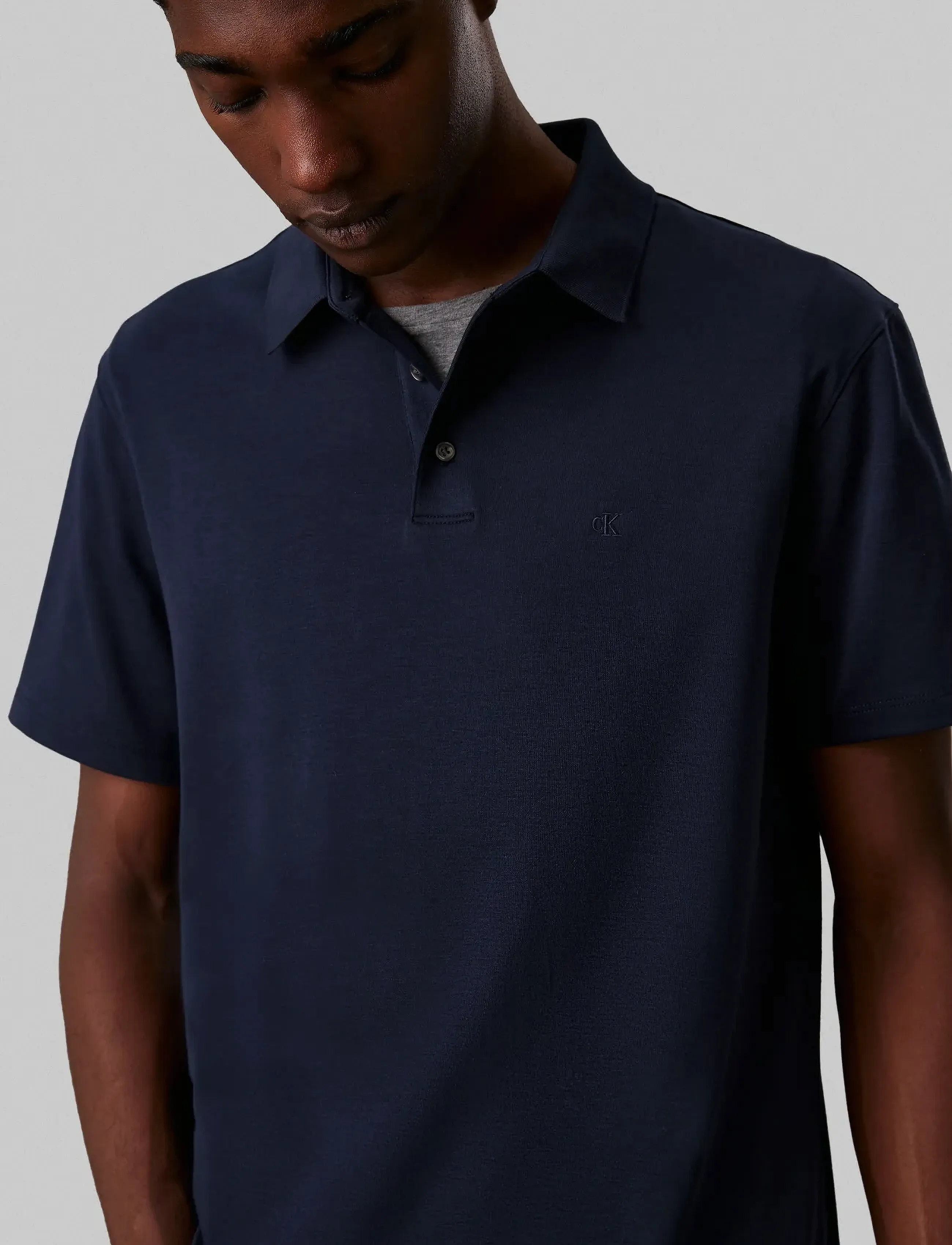 Ss Supima Chest Emb Polo 9