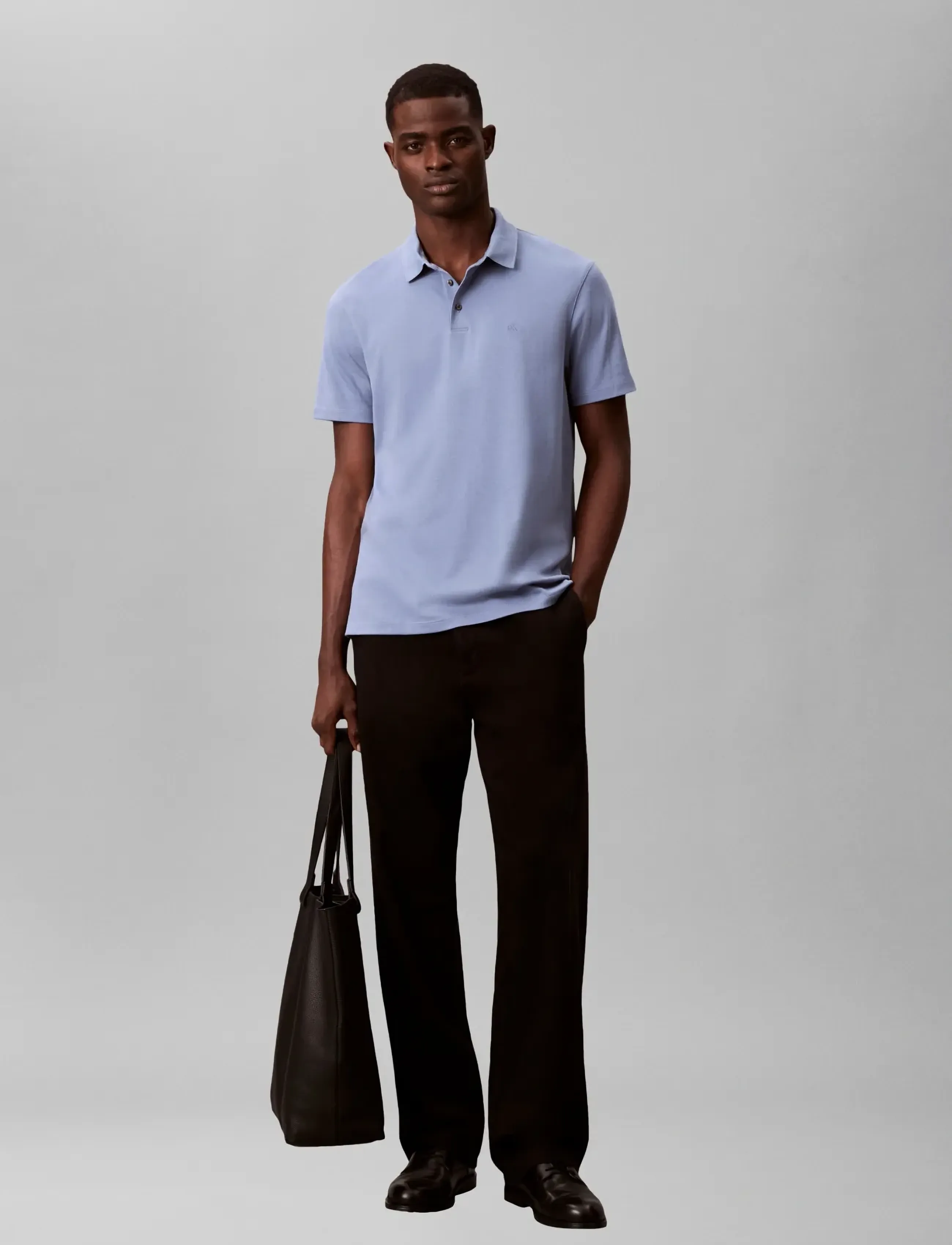 Ss Supima Chest Emb Polo 3