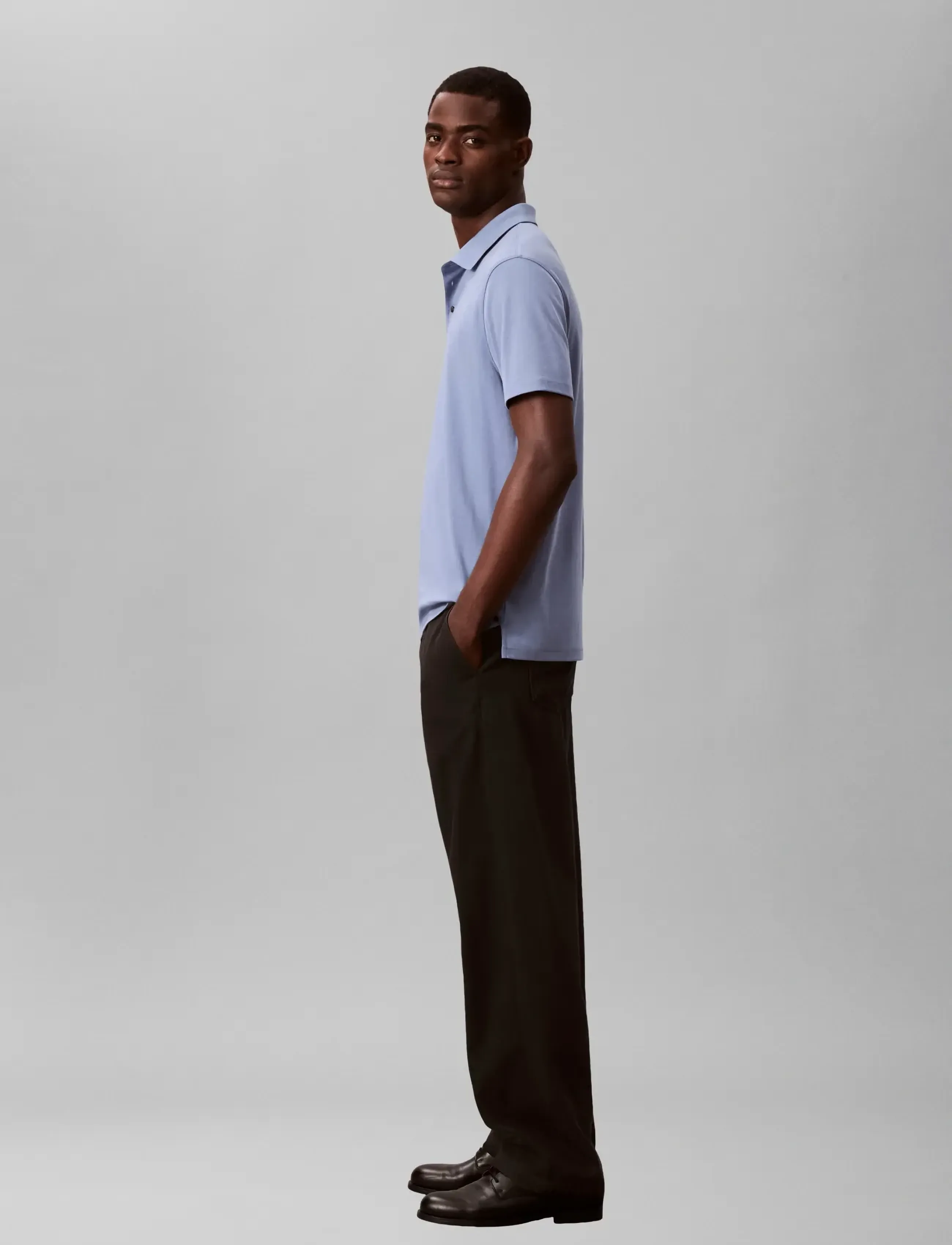 Ss Supima Chest Emb Polo 5