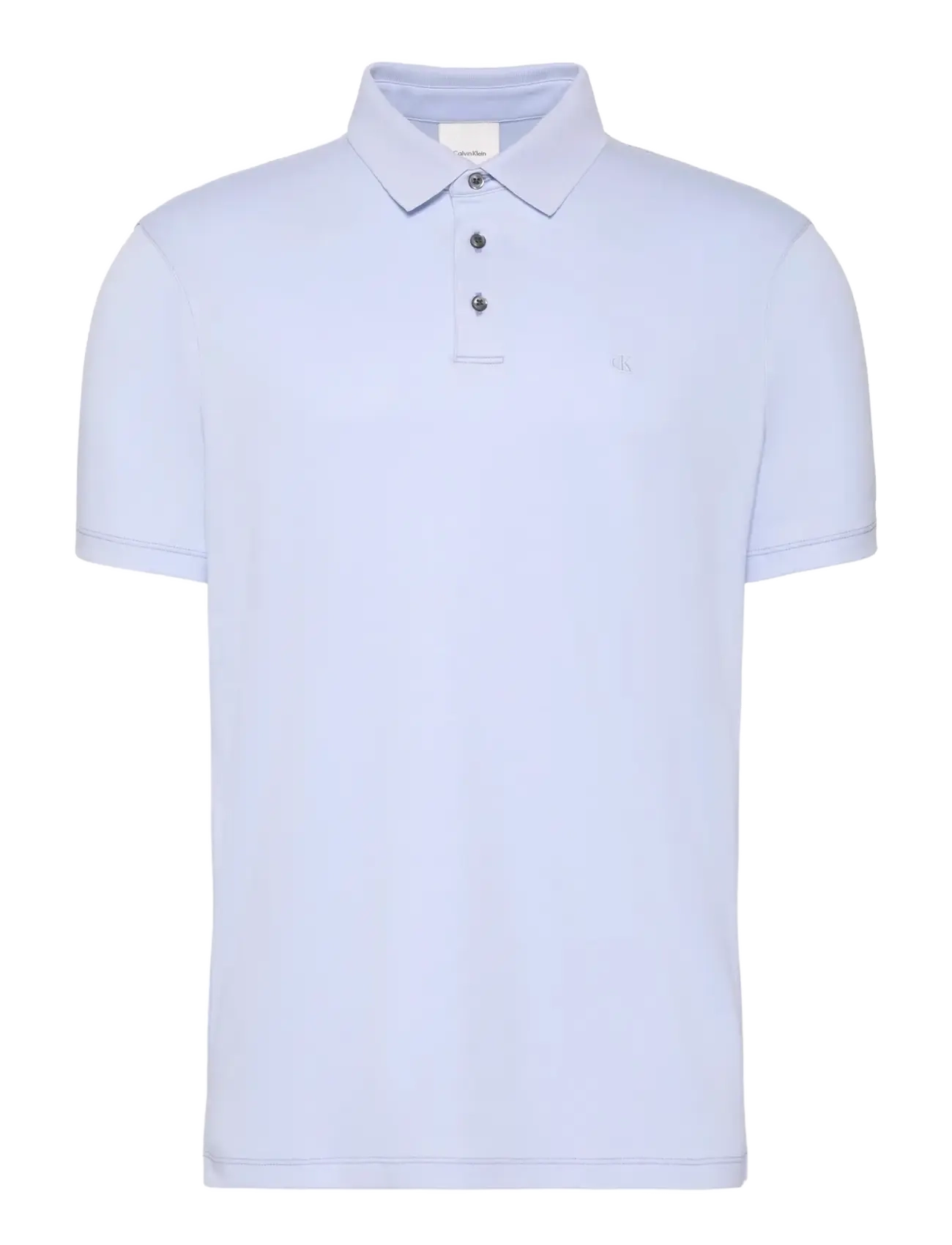 Calvin Klein SS SUPIMA CHEST EMB POLO - Calvin Klein - HEAVENLY IRIS / blue