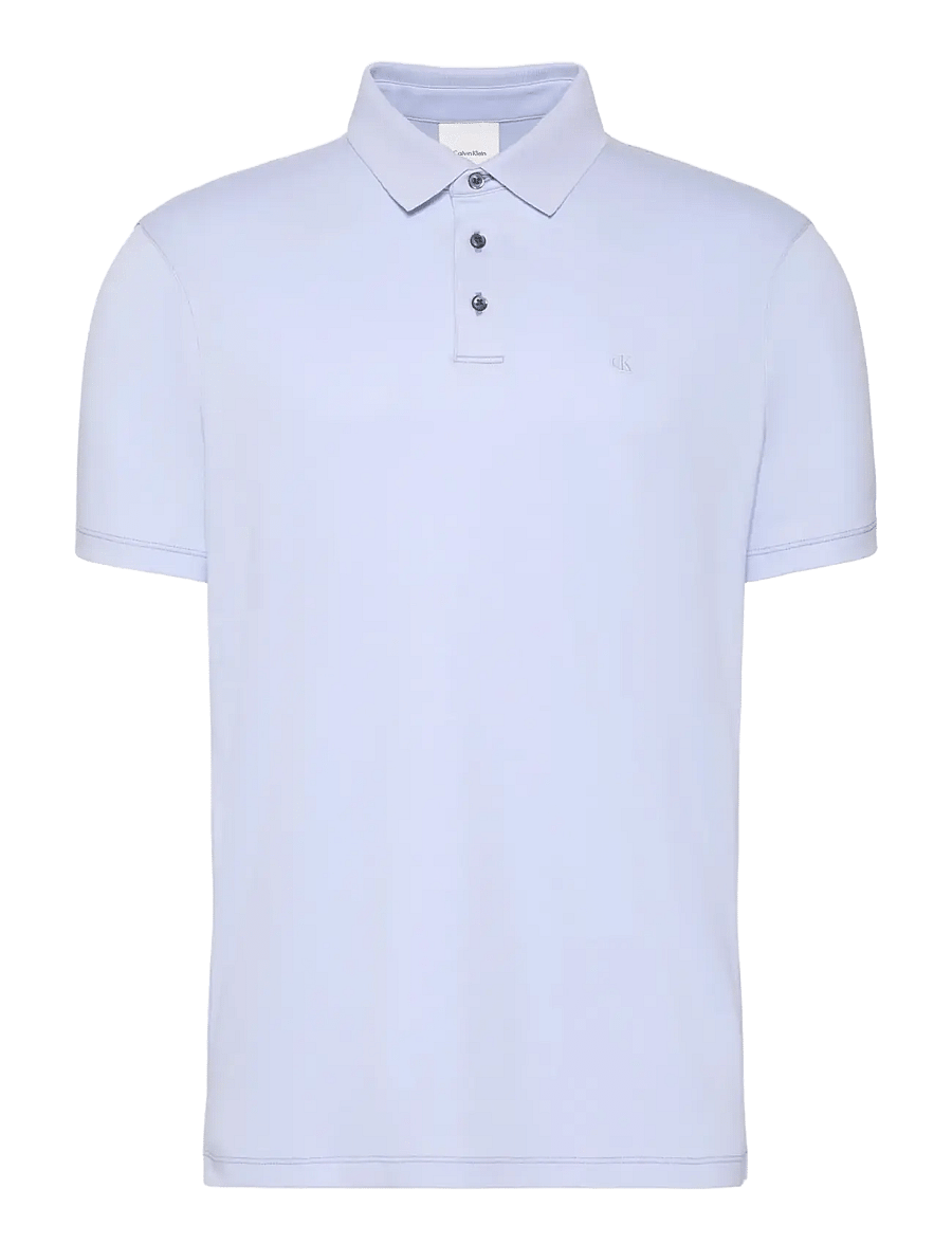 Calvin Klein - SS SUPIMA CHEST EMB POLO - kurzärmelig - heavenly iris - 1