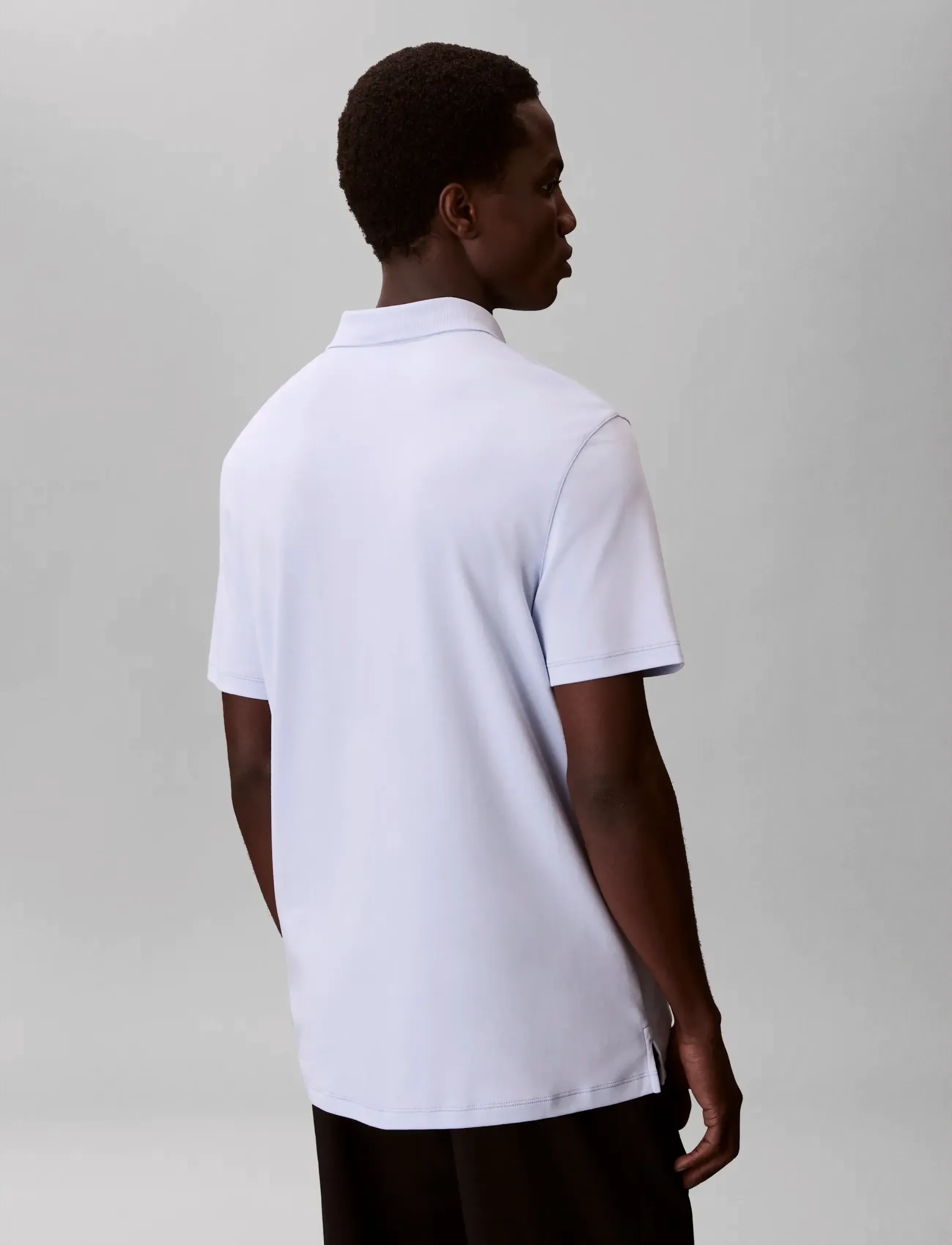 Calvin Klein - SS SUPIMA CHEST EMB POLO - short-sleeved polos - heavenly iris - 2