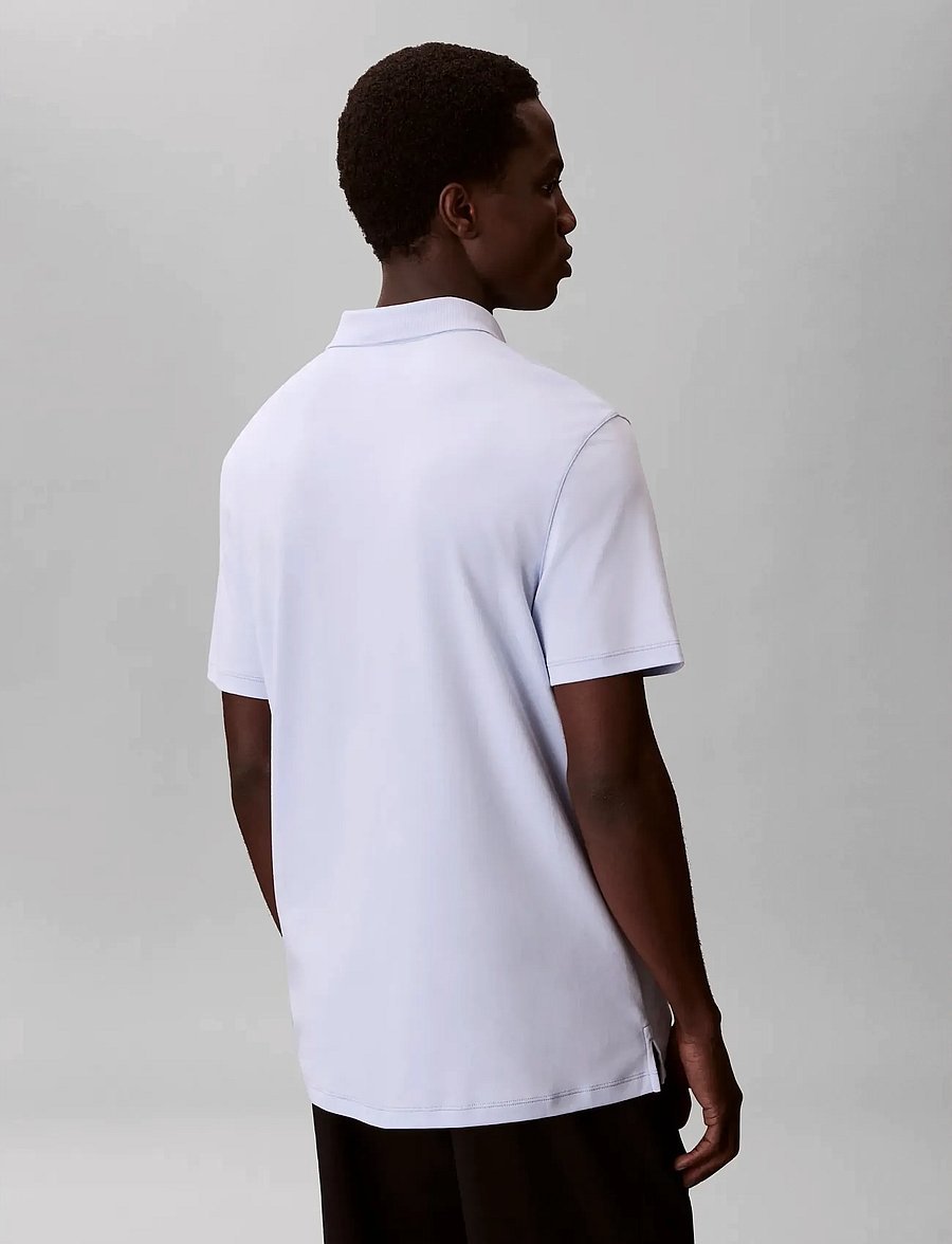 Calvin Klein - SS SUPIMA CHEST EMB POLO - kurzärmelig - heavenly iris - 2