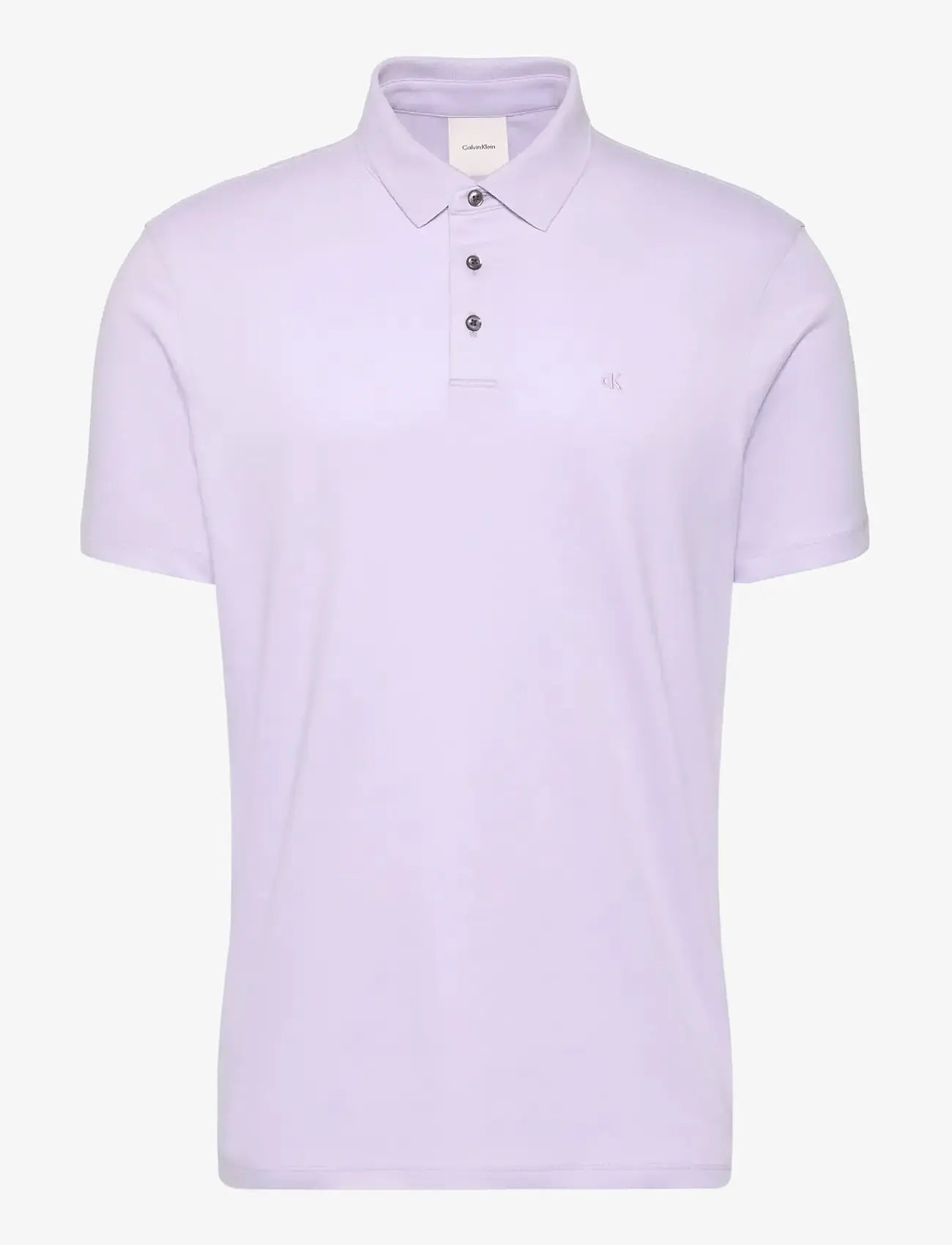 Calvin Klein - SS SUPIMA CHEST EMB POLO - lühikeste varrukatega polod - island lilac - 1