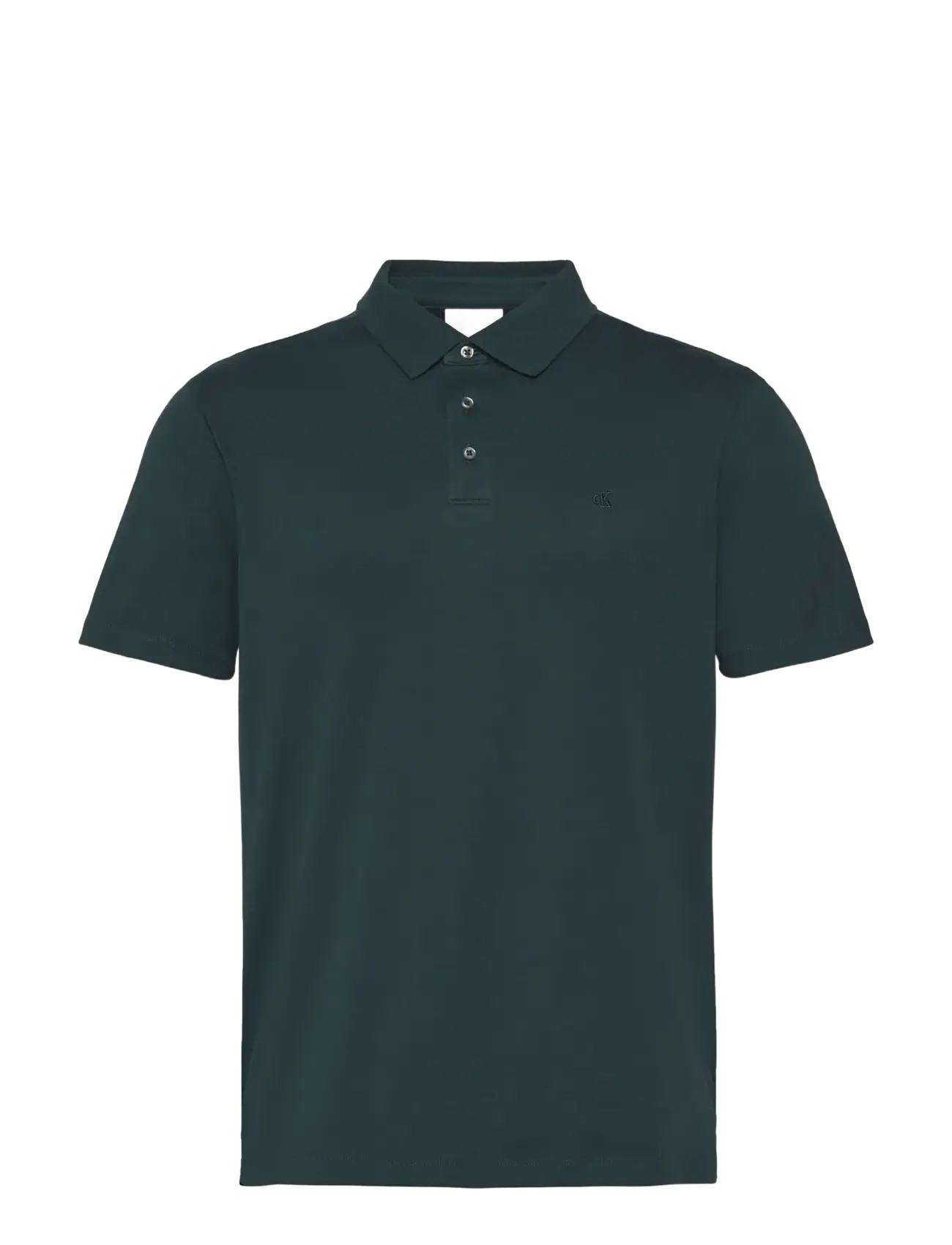 Calvin Klein SS SUPIMA CHEST EMB POLO - Poloer - MAGICAL FOREST / green