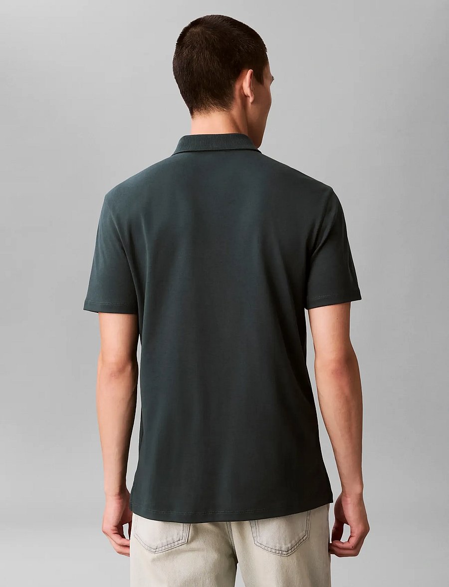 Calvin Klein - SS SUPIMA CHEST EMB POLO - short-sleeved polos - magical forest - 2