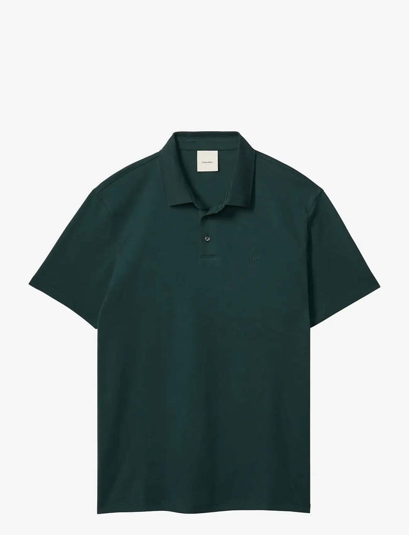 Calvin Klein - SS SUPIMA CHEST EMB POLO - lühikeste varrukatega polod - nearly navy - 1