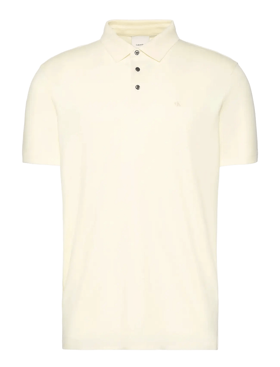 Calvin Klein - SS SUPIMA CHEST EMB POLO - kortærmede poloer - pear sorbet - 1