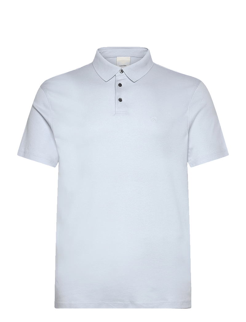 Calvin Klein - SS SUPIMA CHEST EMB POLO - krótki rękaw - plein air - 1