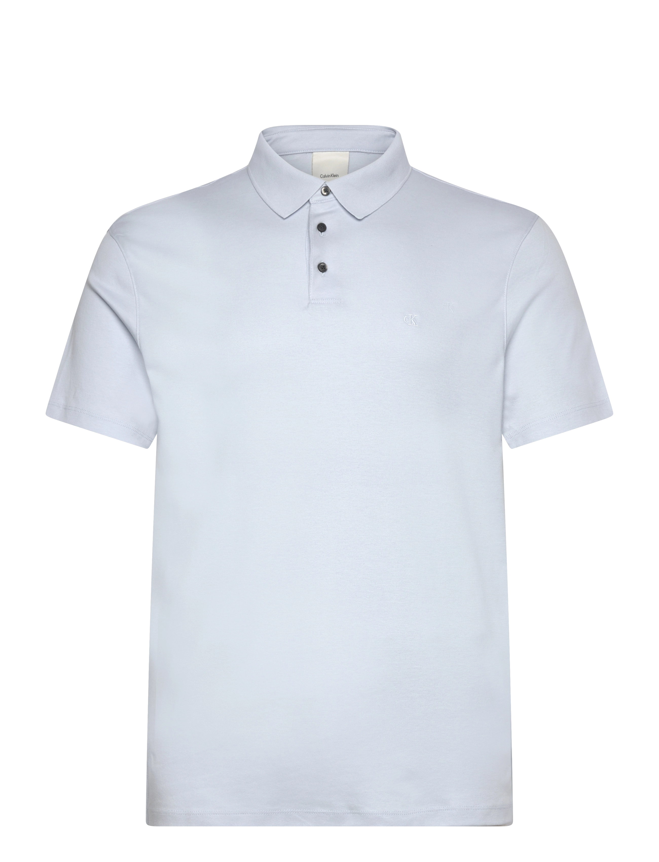Calvin Klein SS SUPIMA CHEST EMB POLO - Calvin Klein - PLEIN AIR / blue