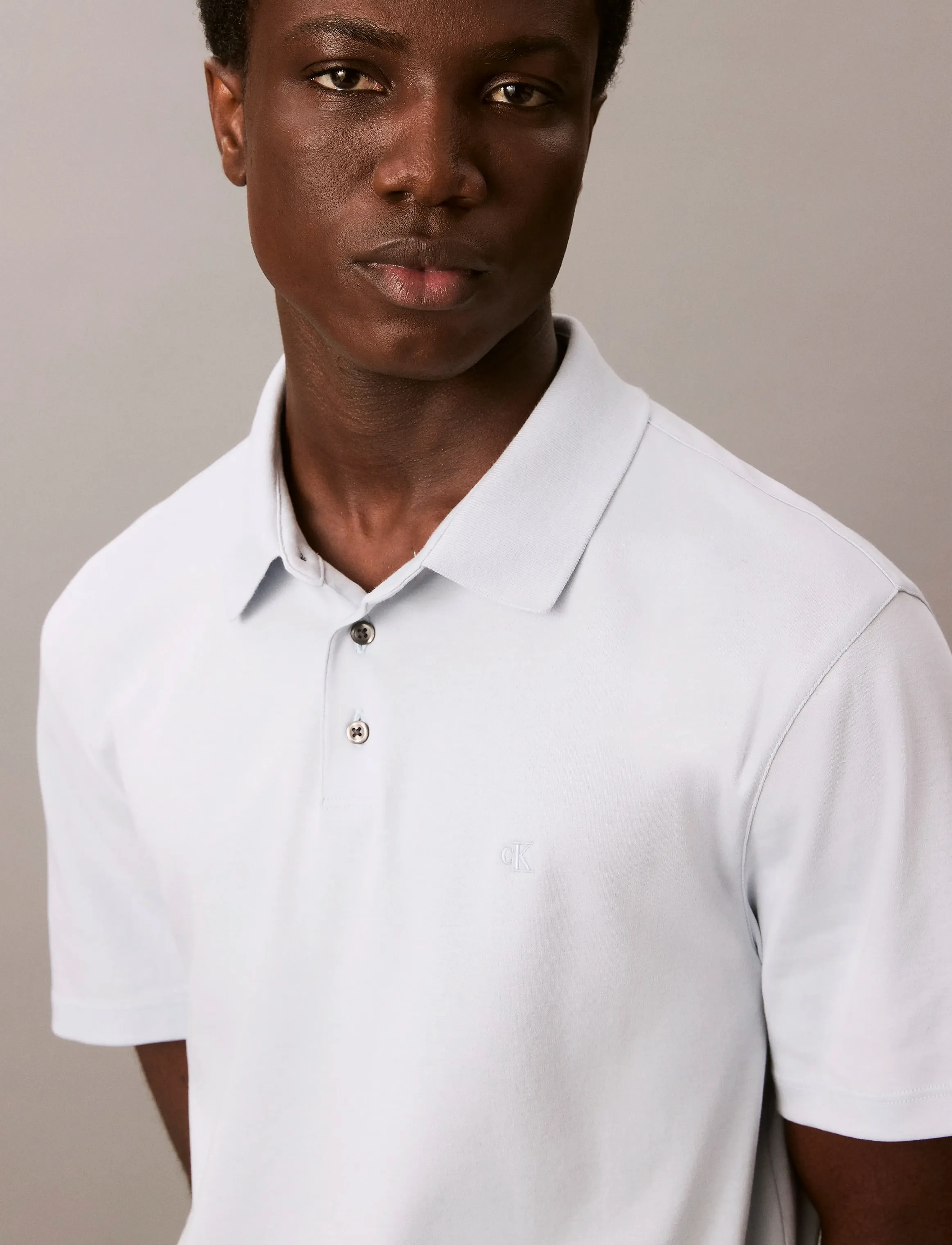 Calvin Klein - SS SUPIMA CHEST EMB POLO - kurzärmelig - plein air - 3