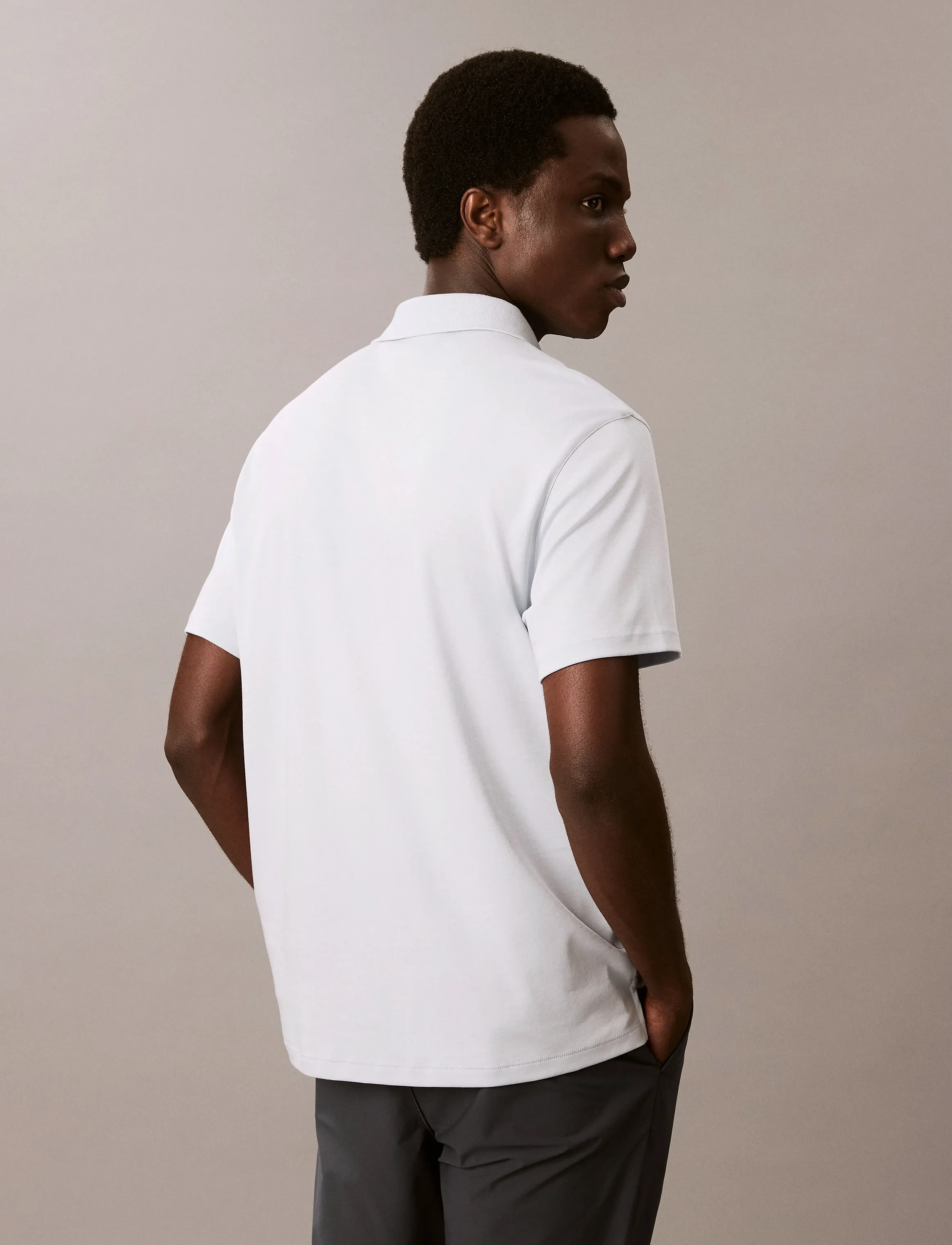 Calvin Klein - SS SUPIMA CHEST EMB POLO - kurzärmelig - plein air - 5