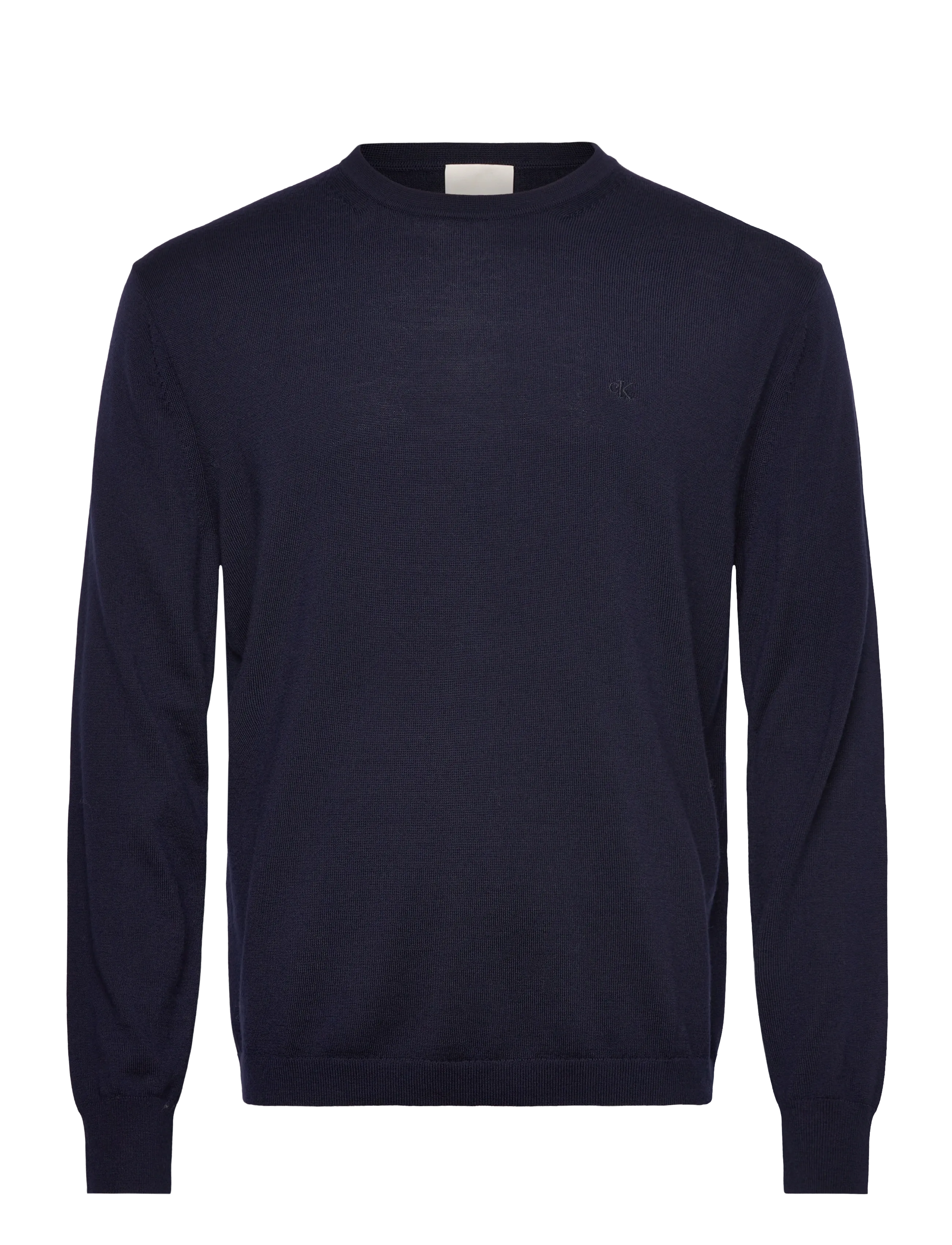 LS 100% MERINO CREW 14GG - DARK SAPPHIRE