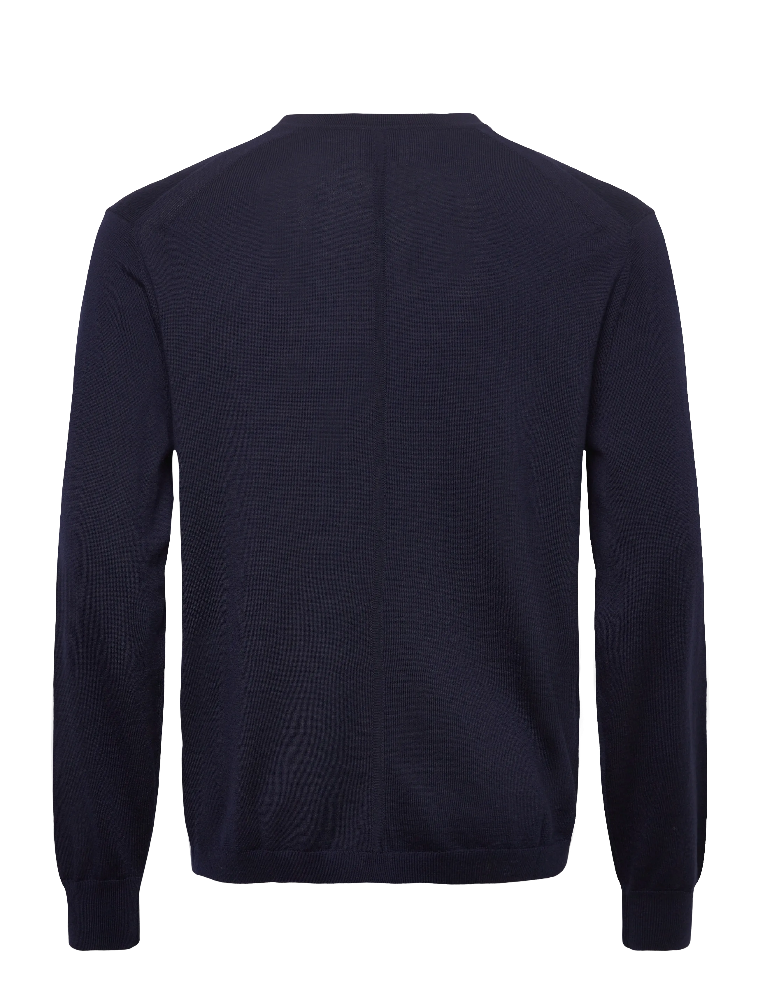 Calvin Klein - LS 100% MERINO CREW 14GG - tavalised kudumid - dark sapphire - 1