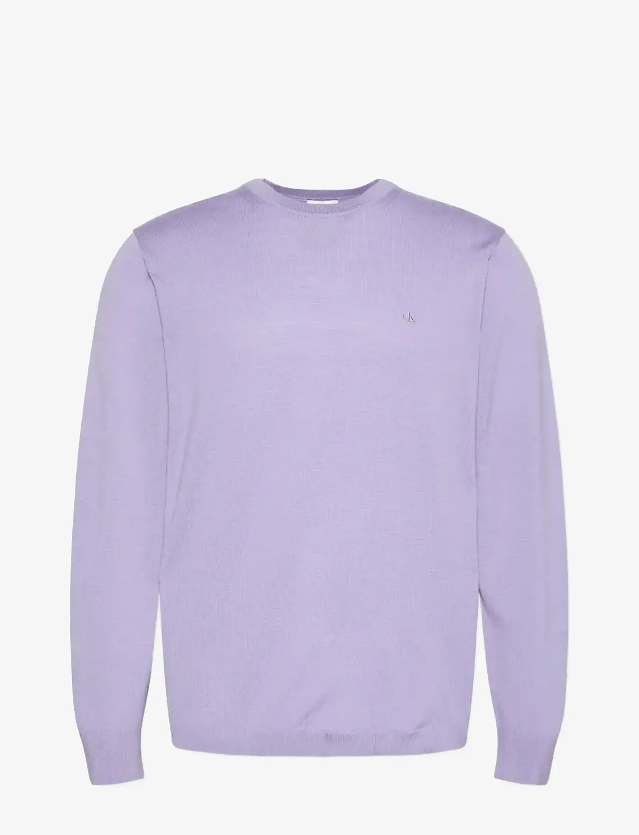 Calvin Klein - LS 100% MERINO CREW 14GG - rundhalsad - daybreak - 1