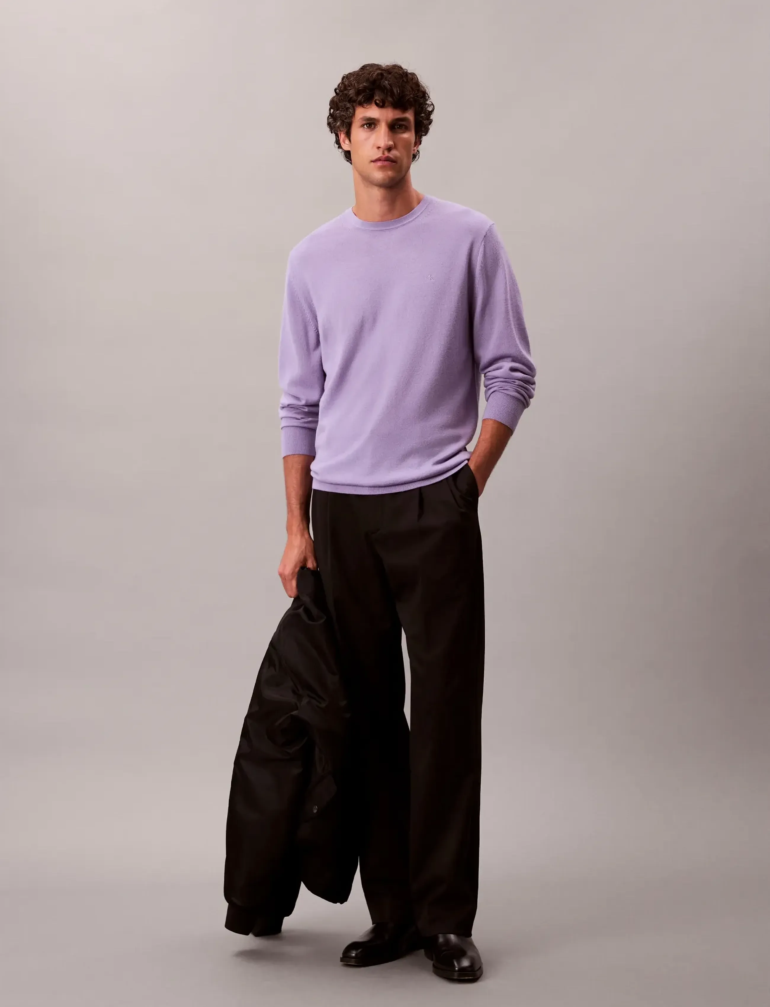 Calvin Klein - LS 100% MERINO CREW 14GG - rundhals - daybreak - 3