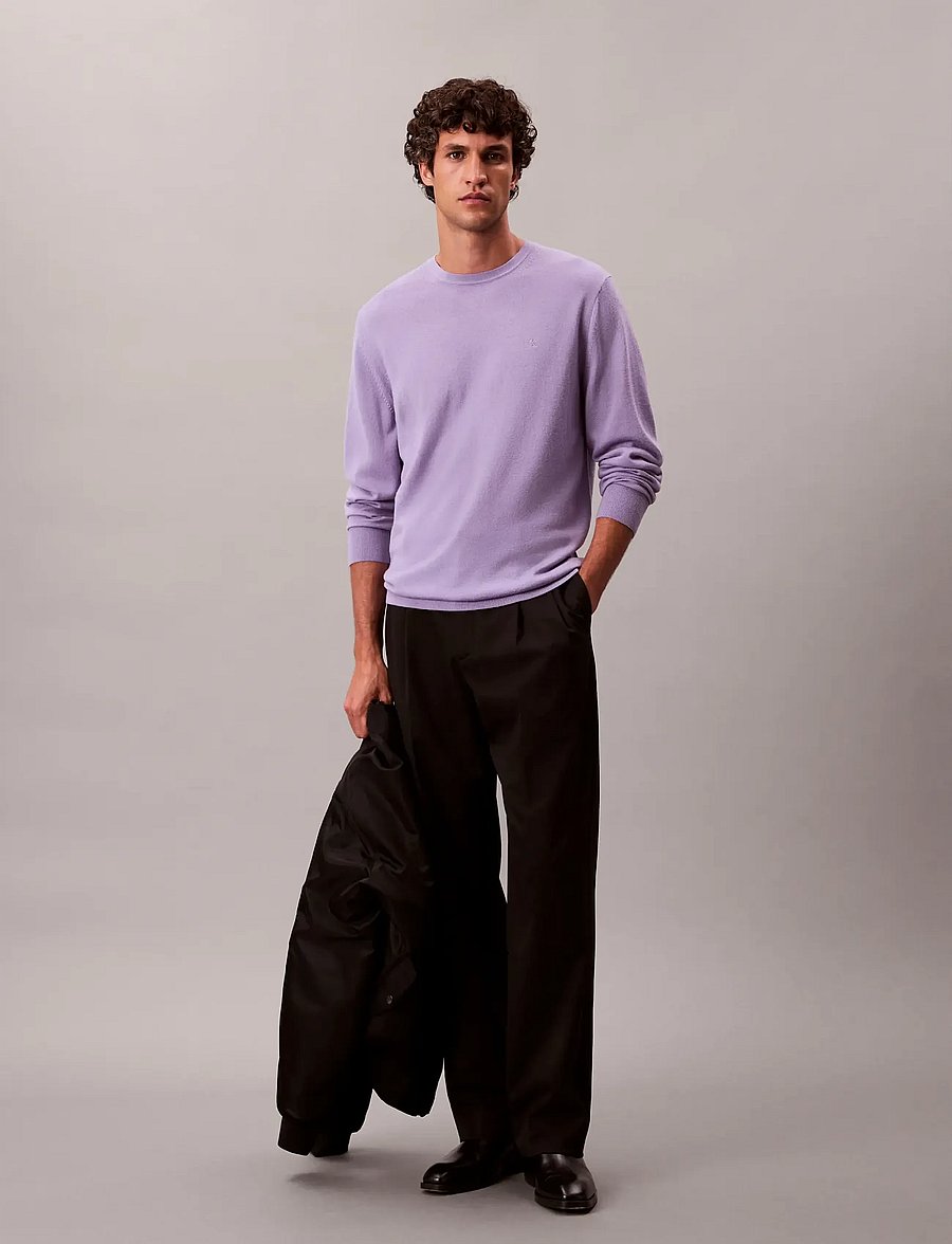 Calvin Klein - LS 100% MERINO CREW 14GG - rundhals - daybreak - 3