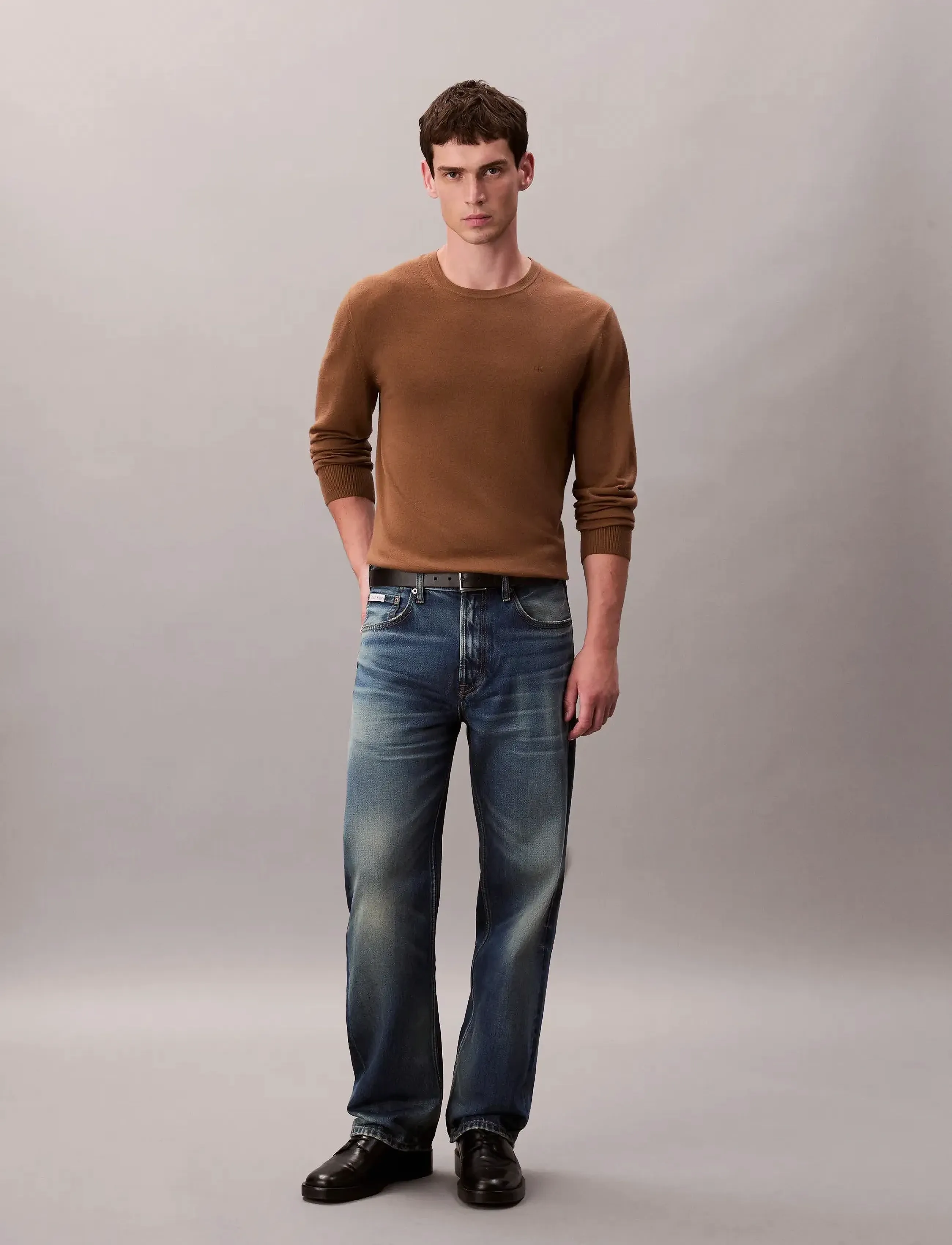 Calvin Klein - LS 100% MERINO CREW 14GG - rundhals - thrush - 3