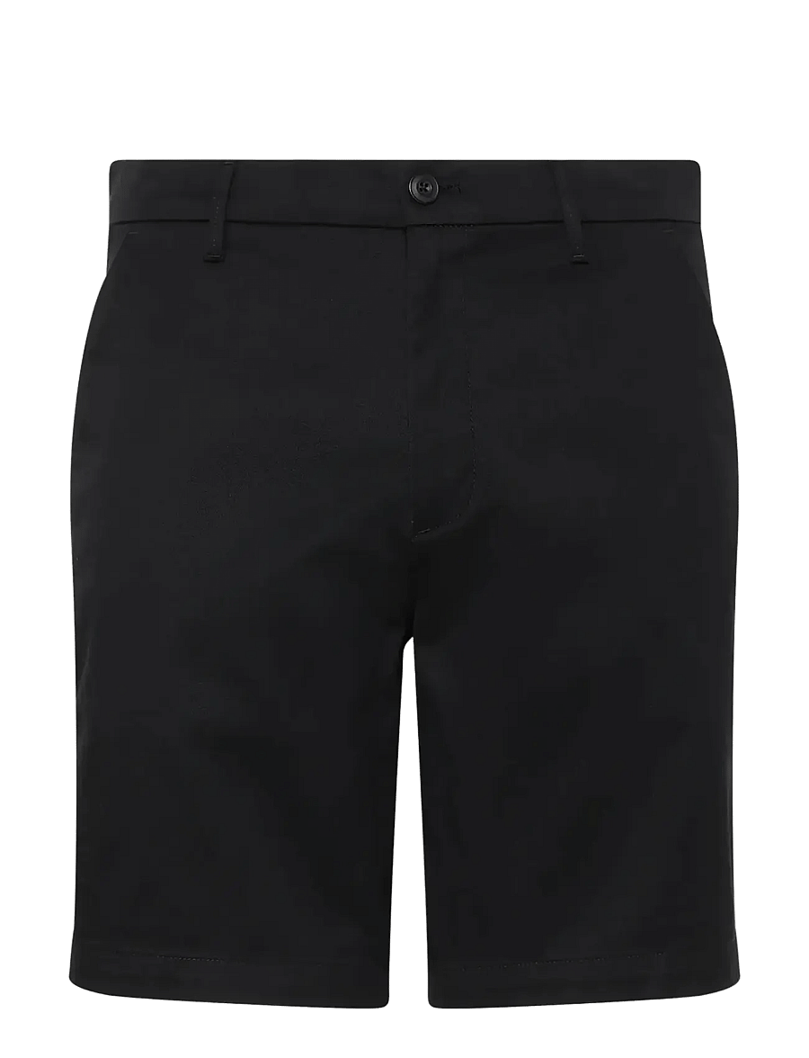 Calvin Klein - 9 IN STRAIGHT REFINED CTTN STRET - chinos shorts - black - 1